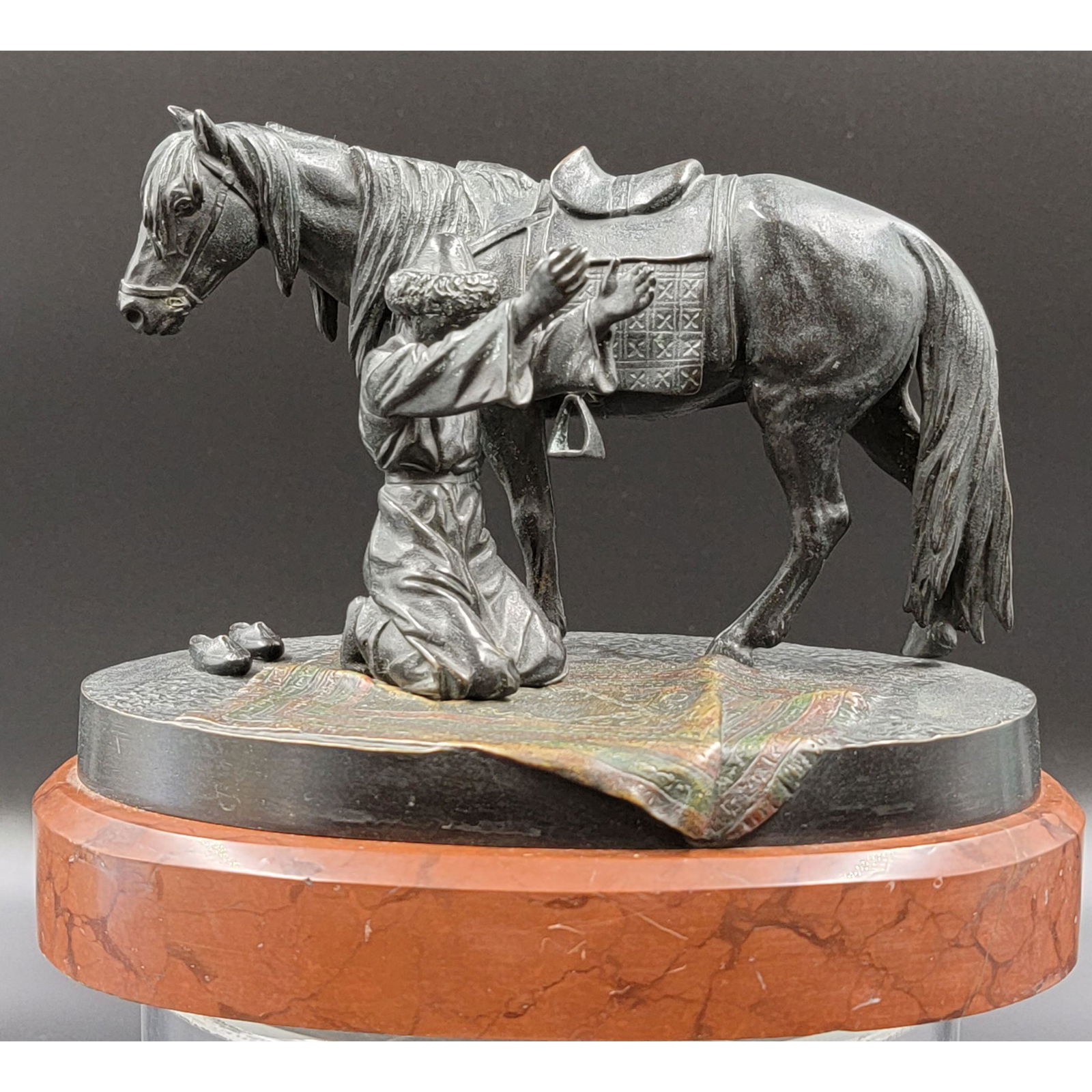 A Fine Antique Cold Painted Austrian Orientalist Bronze (1 of 20)