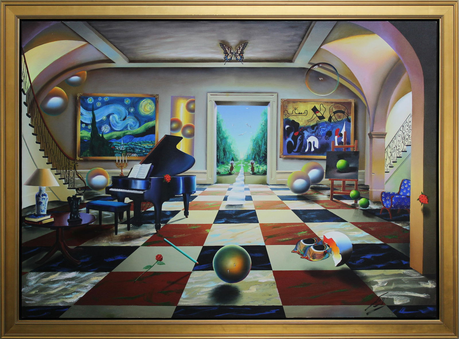 Large Original Painting By Ferjo With COA (1 of 6)