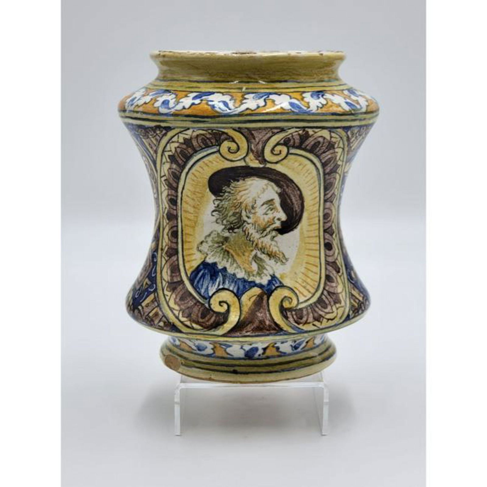 Antique Faience Apothecary? Jar (1 of 17)