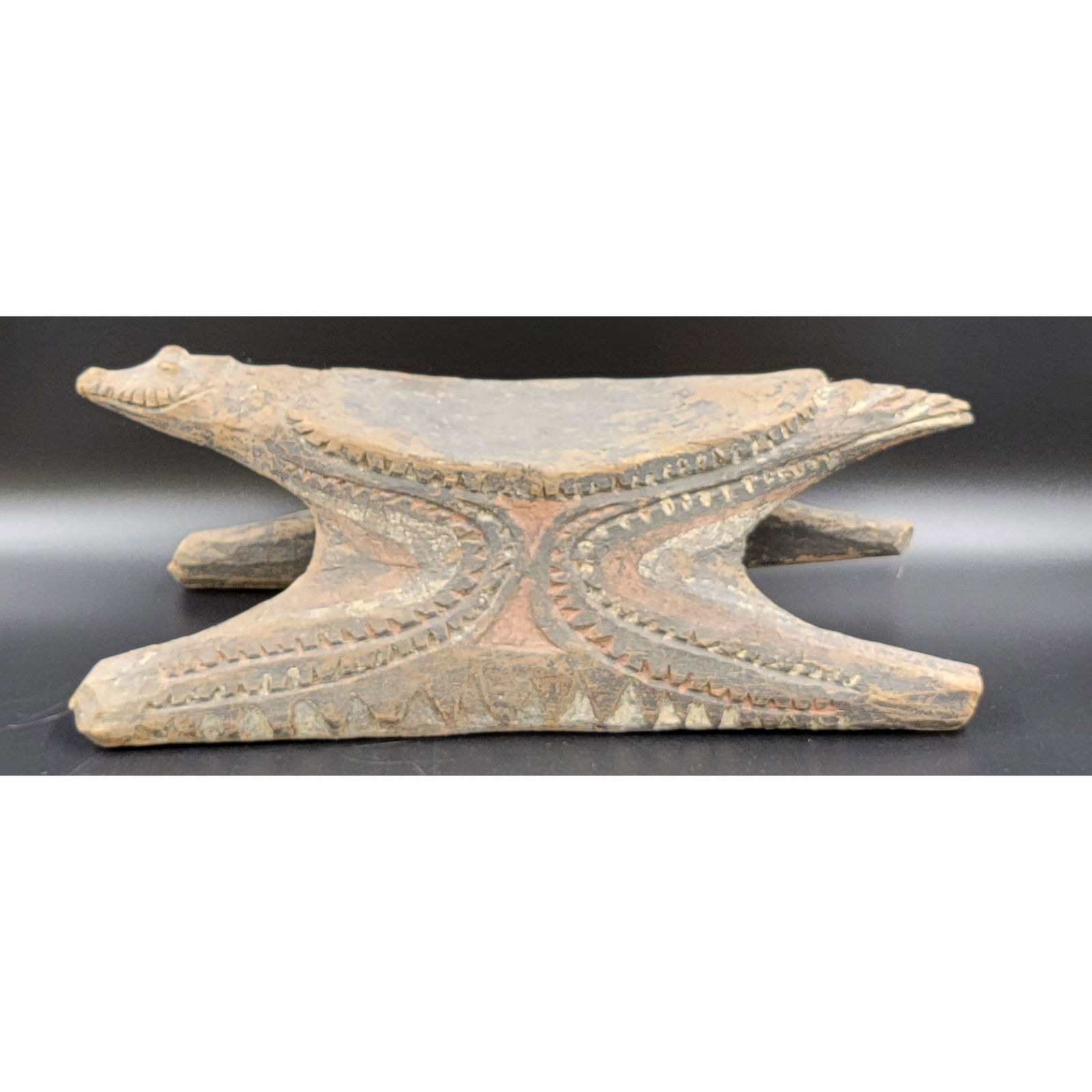 Antique Tribal Carver's Stool, Upper Sepik River, (1 of 16)