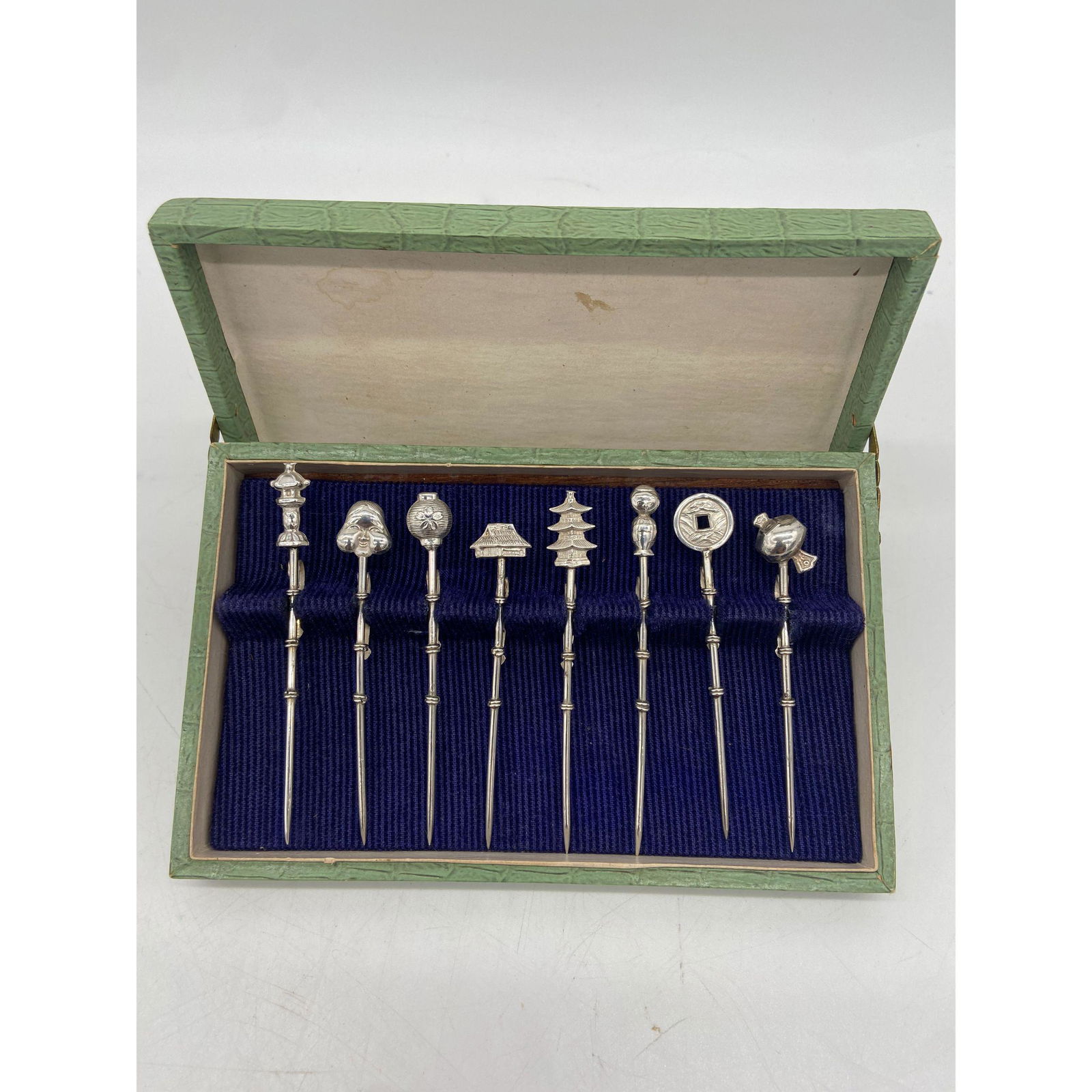 Lot Of 8 Sterling Silver Toothpicks (1 of 11)