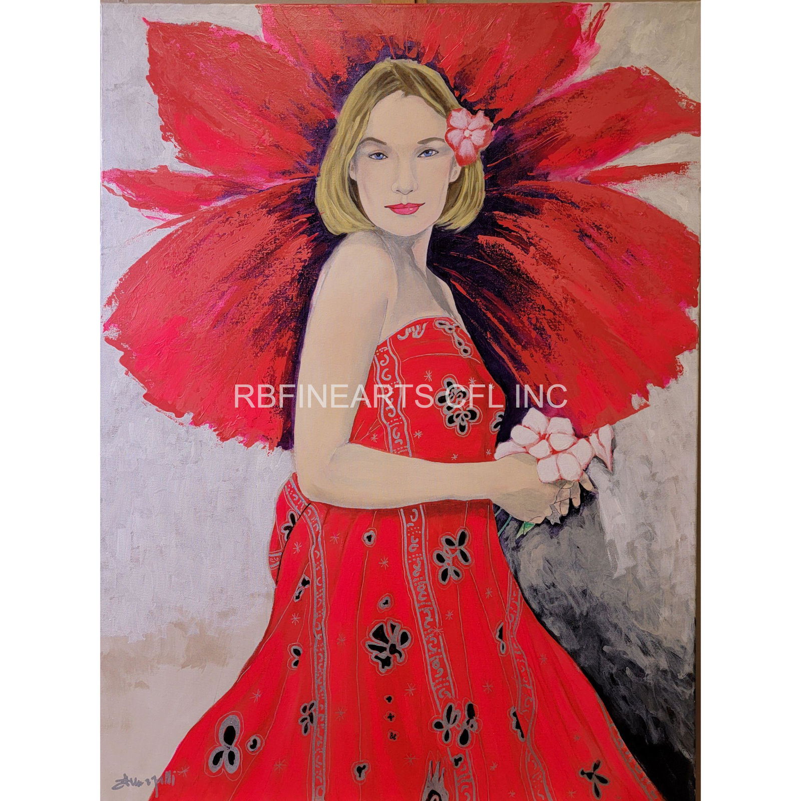 Luigi Fumagalli Italian Artist 20th C O/C Painting (1 of 9)