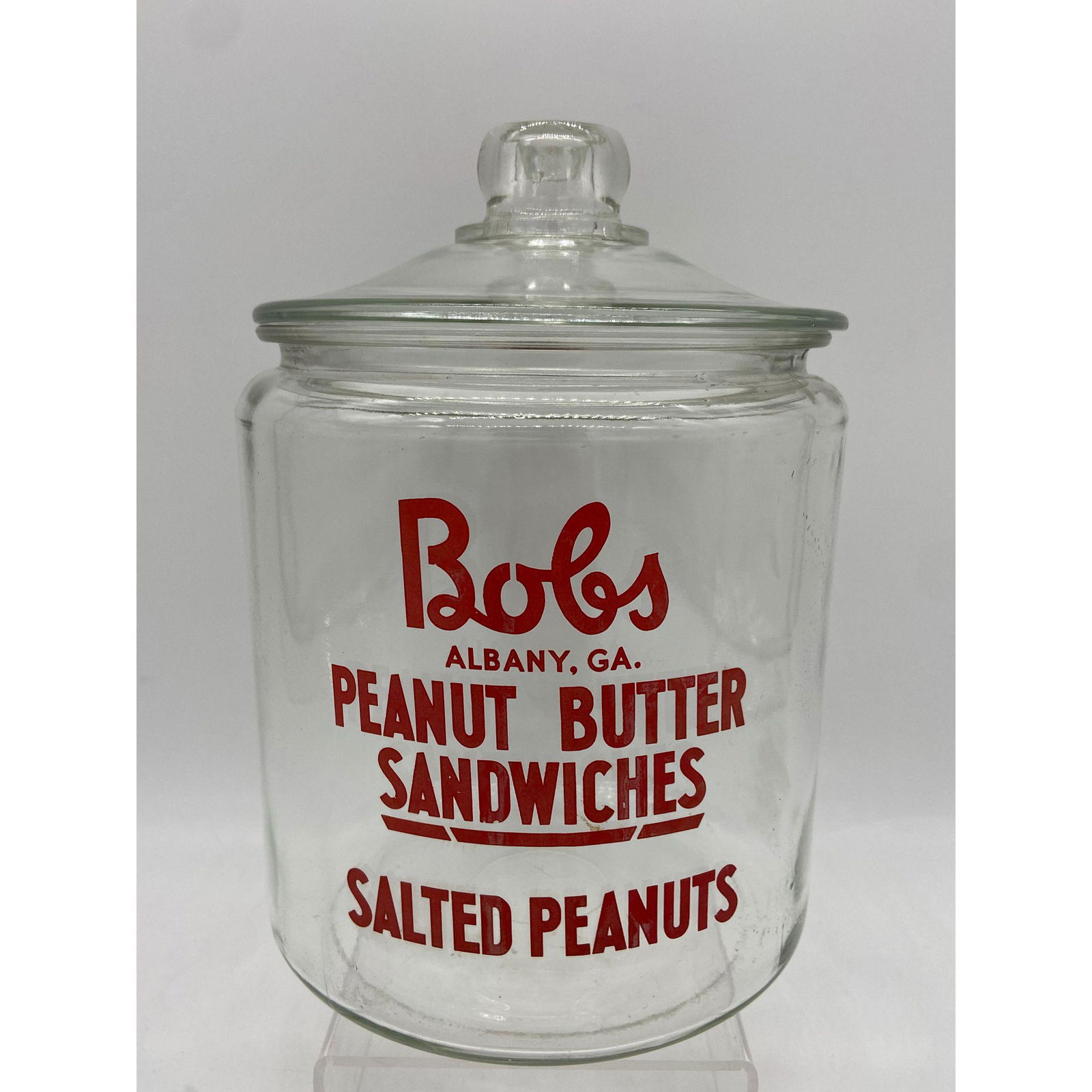 Vintage Bob's Peanut Butter Sandwiches Jar (1 of 9)