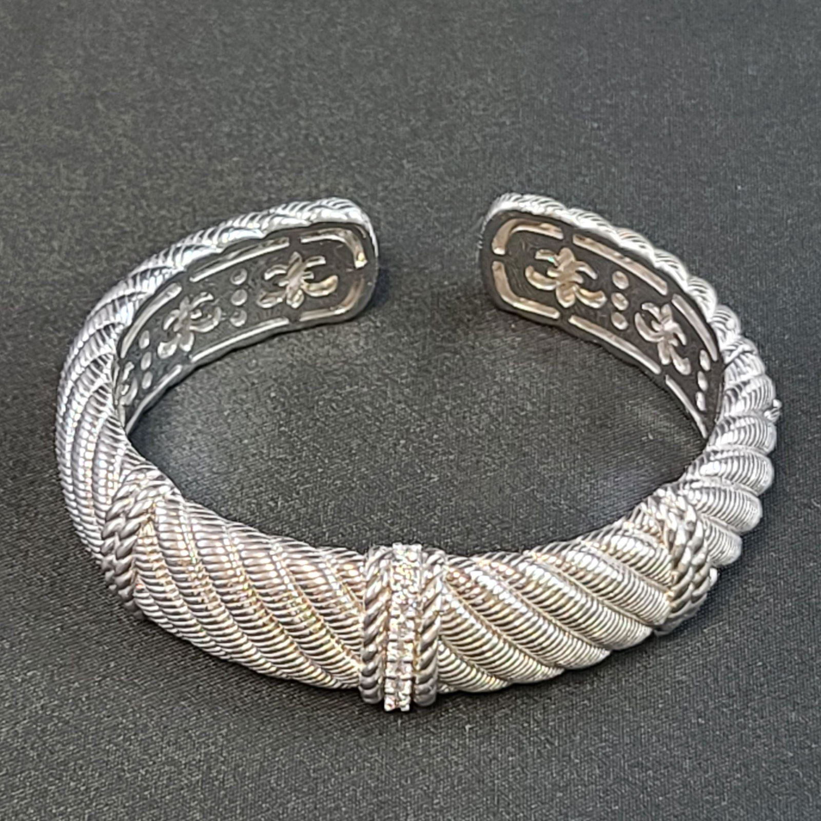 Judith Ripka Sterling Silver & Cubic Zirconia Bracelet (1 of 10)