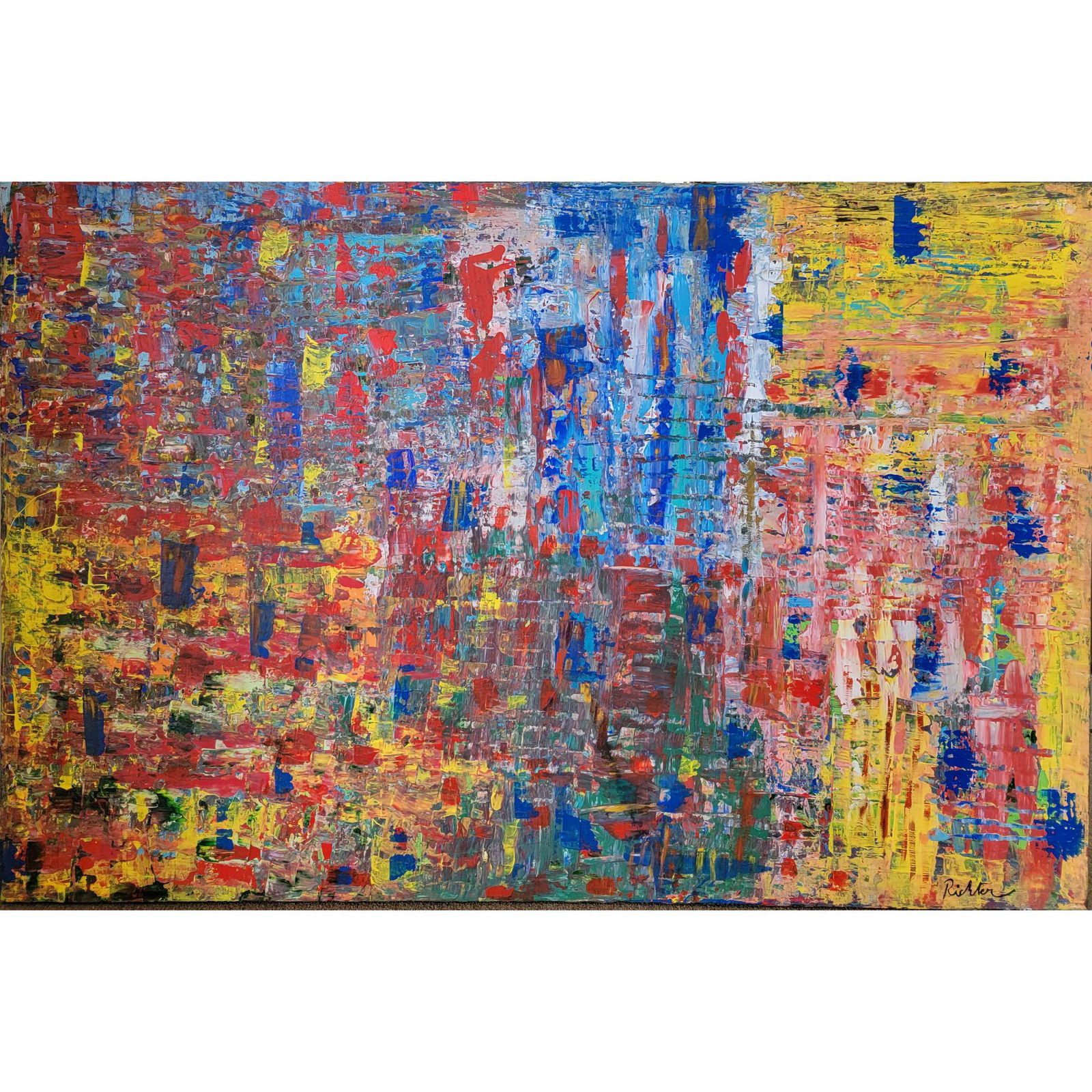 GERHARD RICHTER B1934 Abstract O/C Painting (1 of 3)