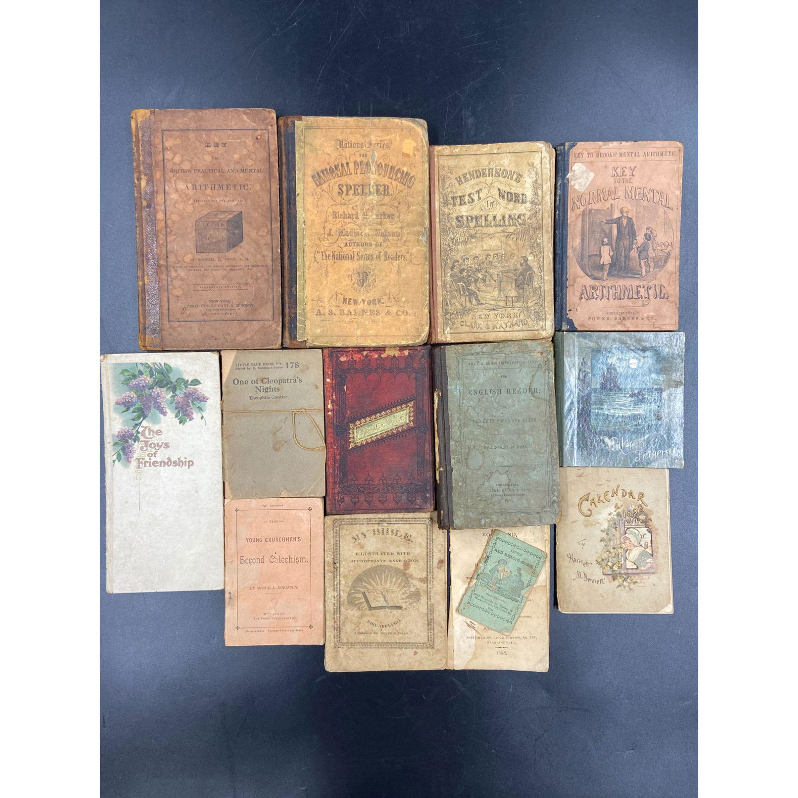 Lot Of Early Antique Children's Books 19th C (1 of 11)