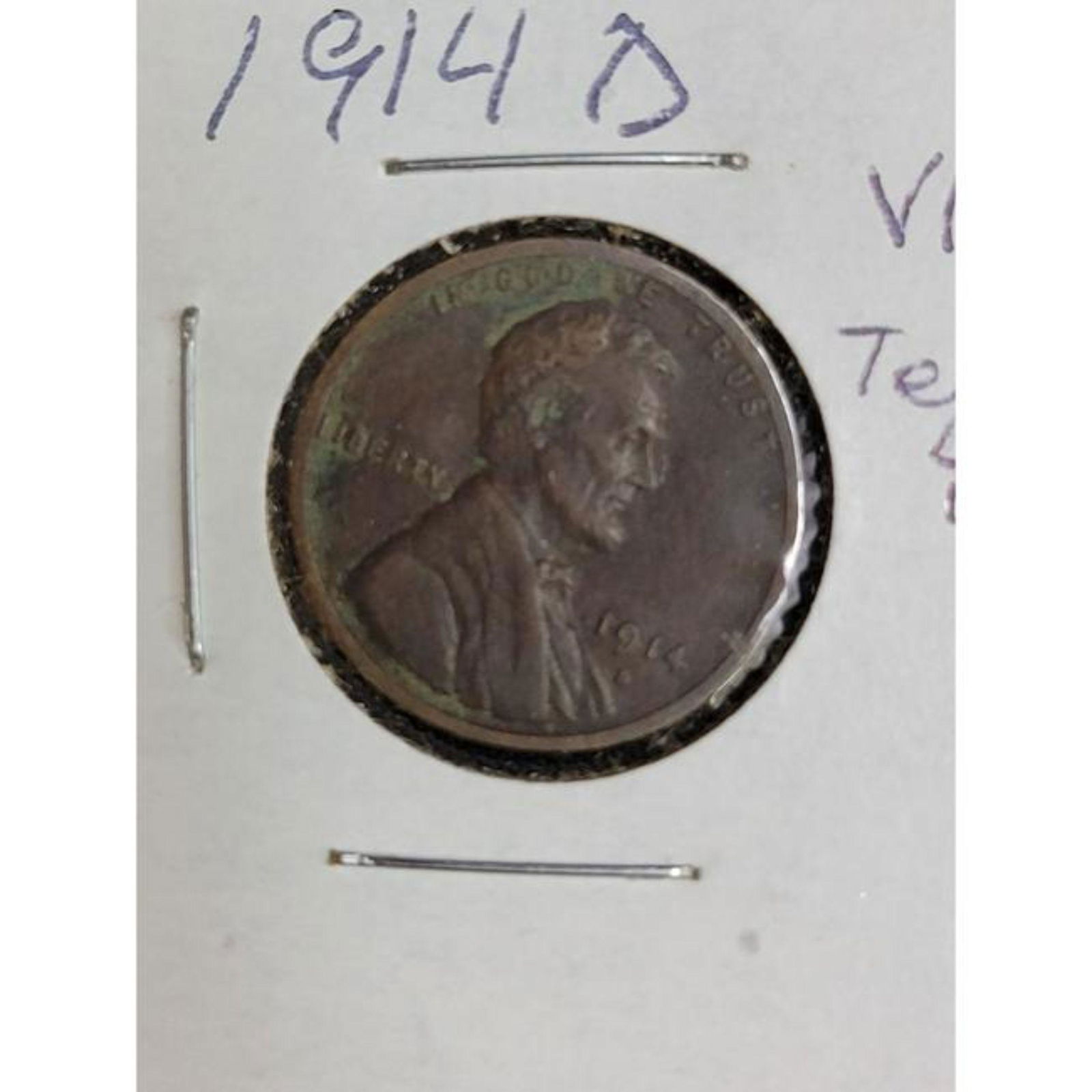 1914-D Lincoln Cent VF-XF Deep Brown Tone And very Shar (1 of 6)