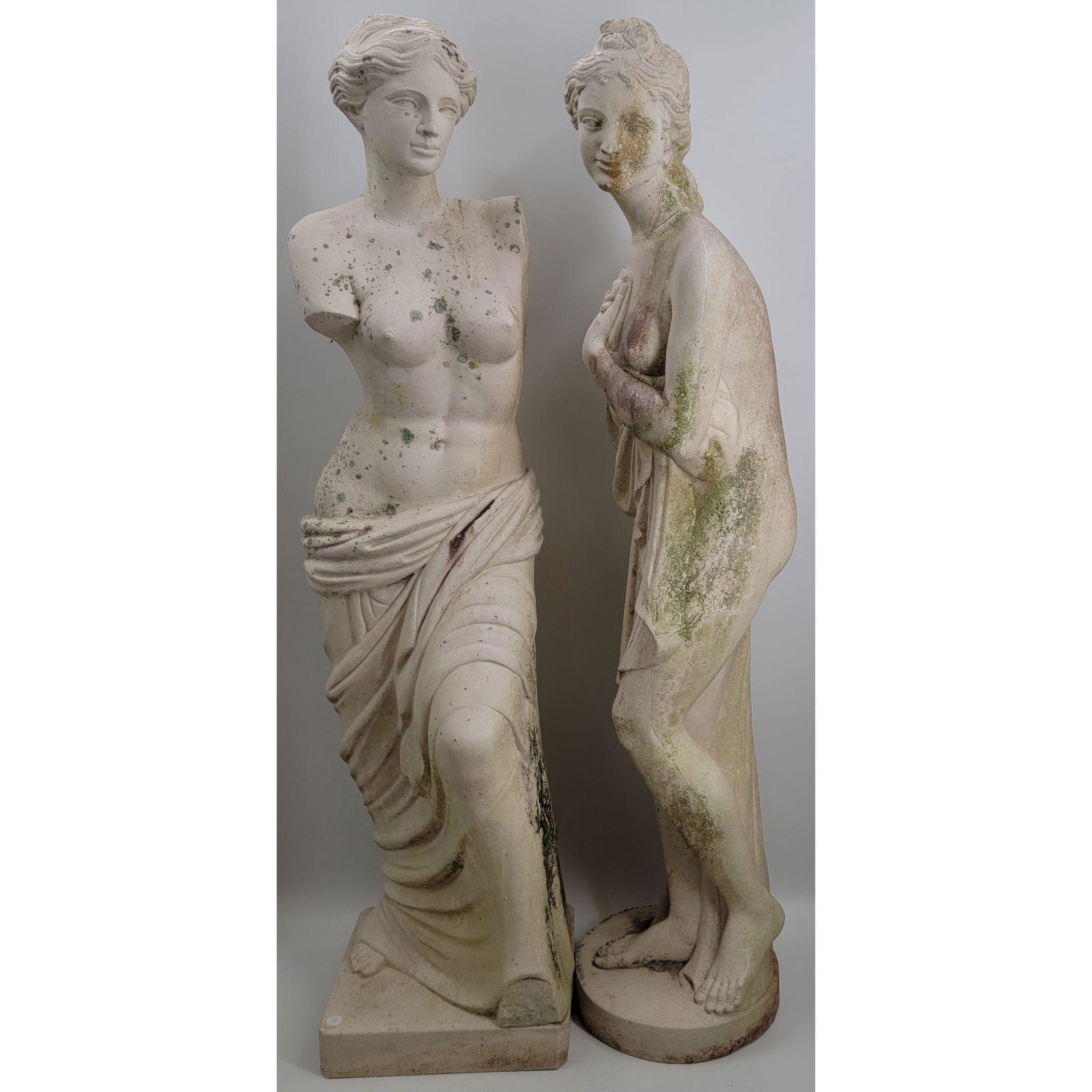 2 Vintage Yard / Garden Statues (1 of 10)