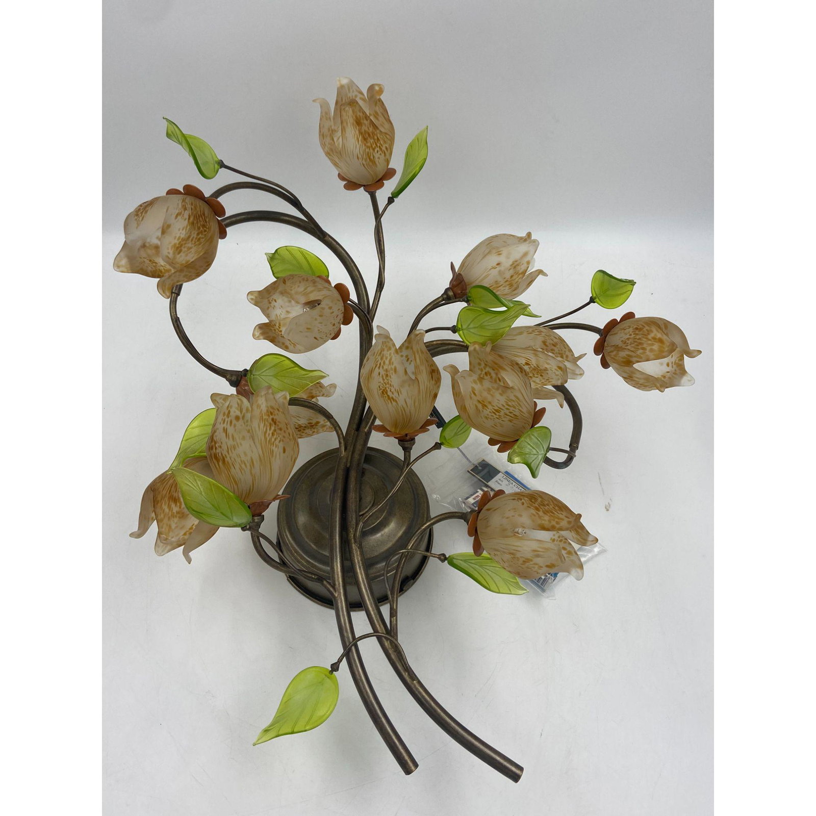 L'Originale Italian 12 Light Wall Sconces "Charlotte": L'Originale Italian 12 Light Wall Sconces Linea "Charlotte" Has 12 Lights Total Murano Glass. Measures 22" x 19" x 12" ...Please carefully read our terms of sale, shipping information, and request any