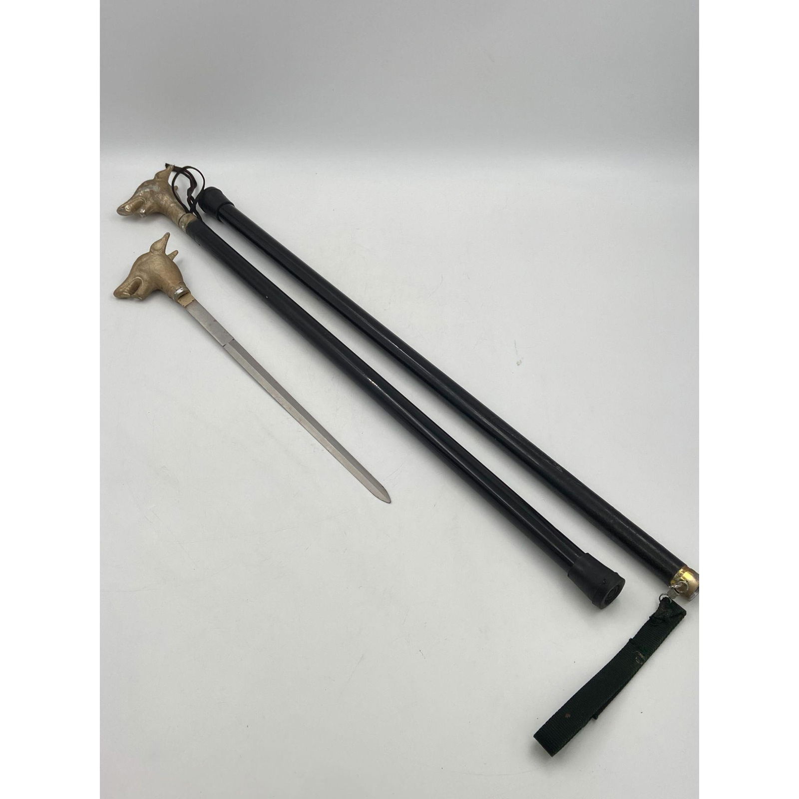 (2) Antique Sword Canes (1 of 5)