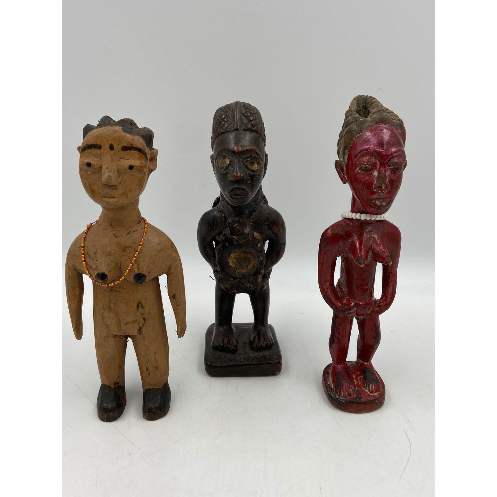 Grouping Of Hand-Carved Congo & Baue Figures (1 of 13)