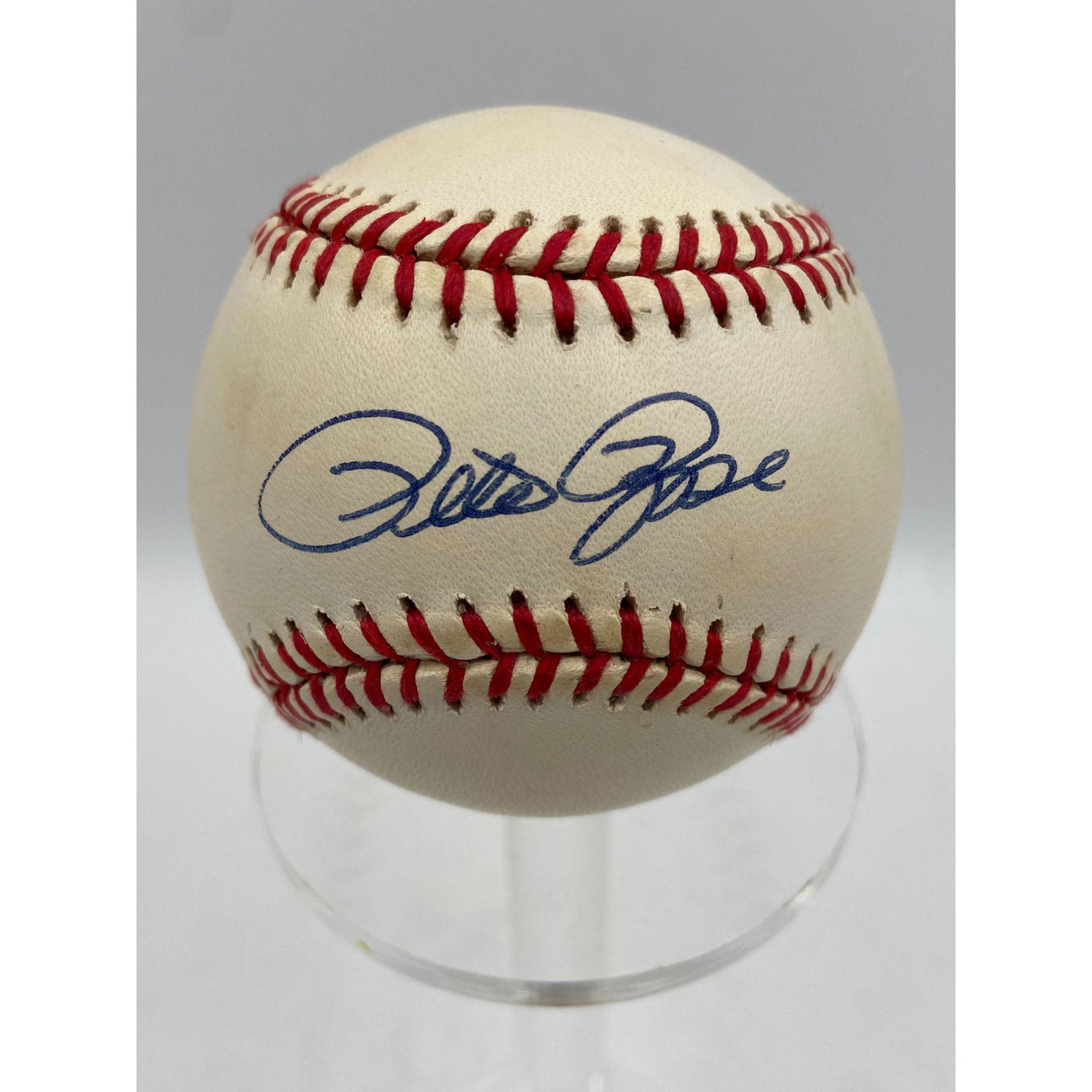 MLB Cincinnati Reds Pete Rose Autographed Baseball (1 of 5)