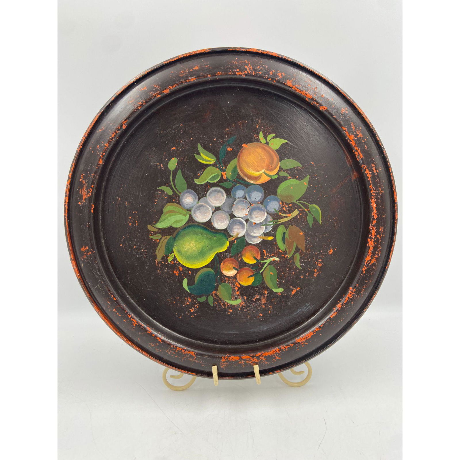 An Early 19th Century Toleware Butler's Serving Tray (1 of 11)