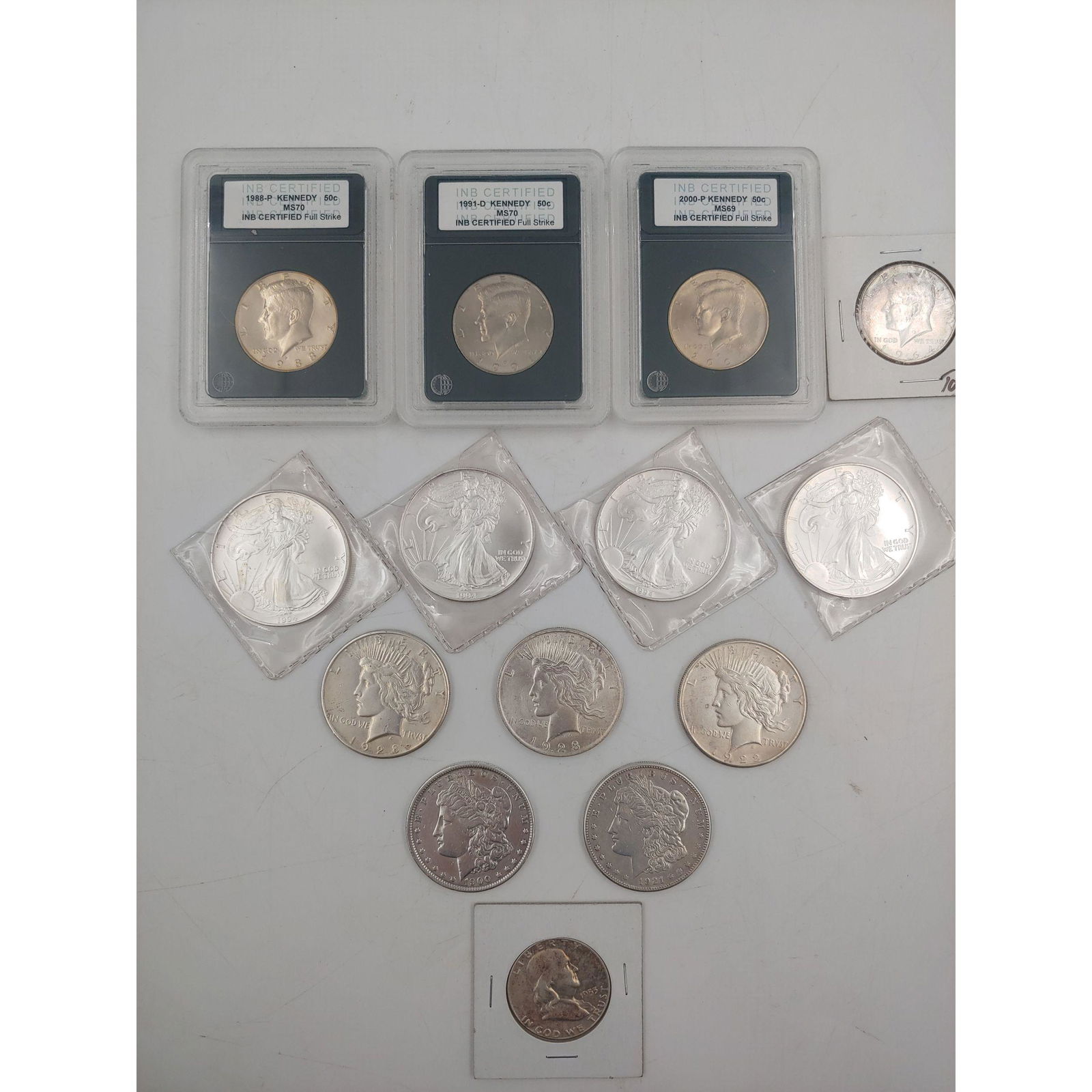 Lot of Walking Liberty, Silver Dollars, and More (1 of 11)