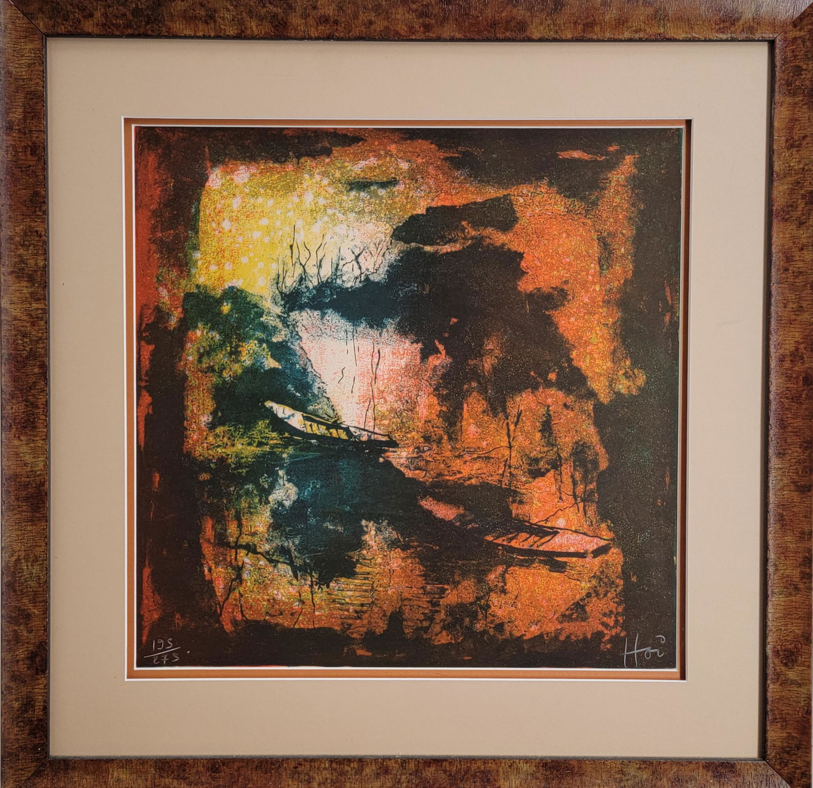 Limited Ed Lithograph Lebadang 1922-2015 Signed & Numbe (1 of 9)