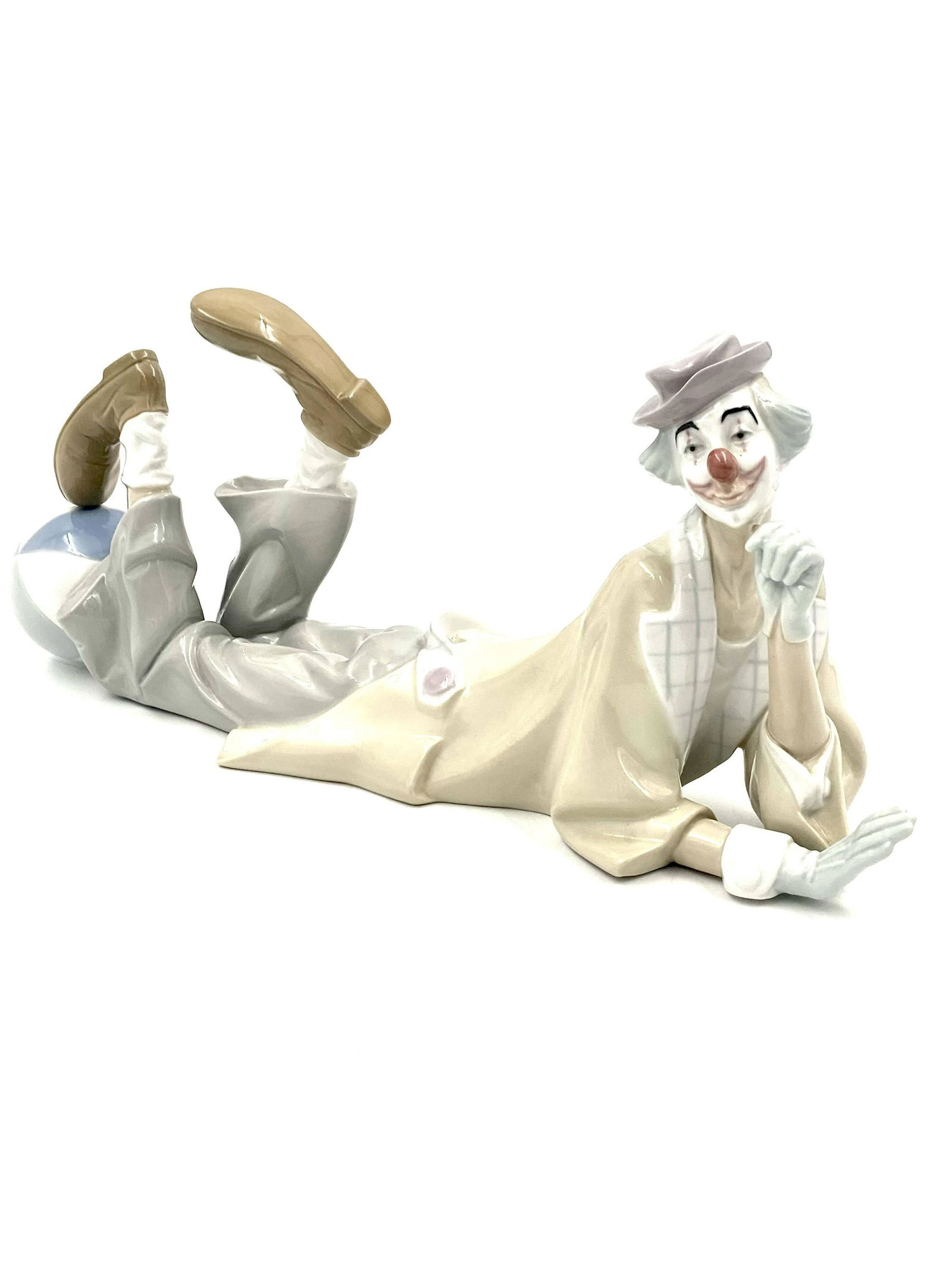 Retired Large Lladro "clown" Porcelain Figurine