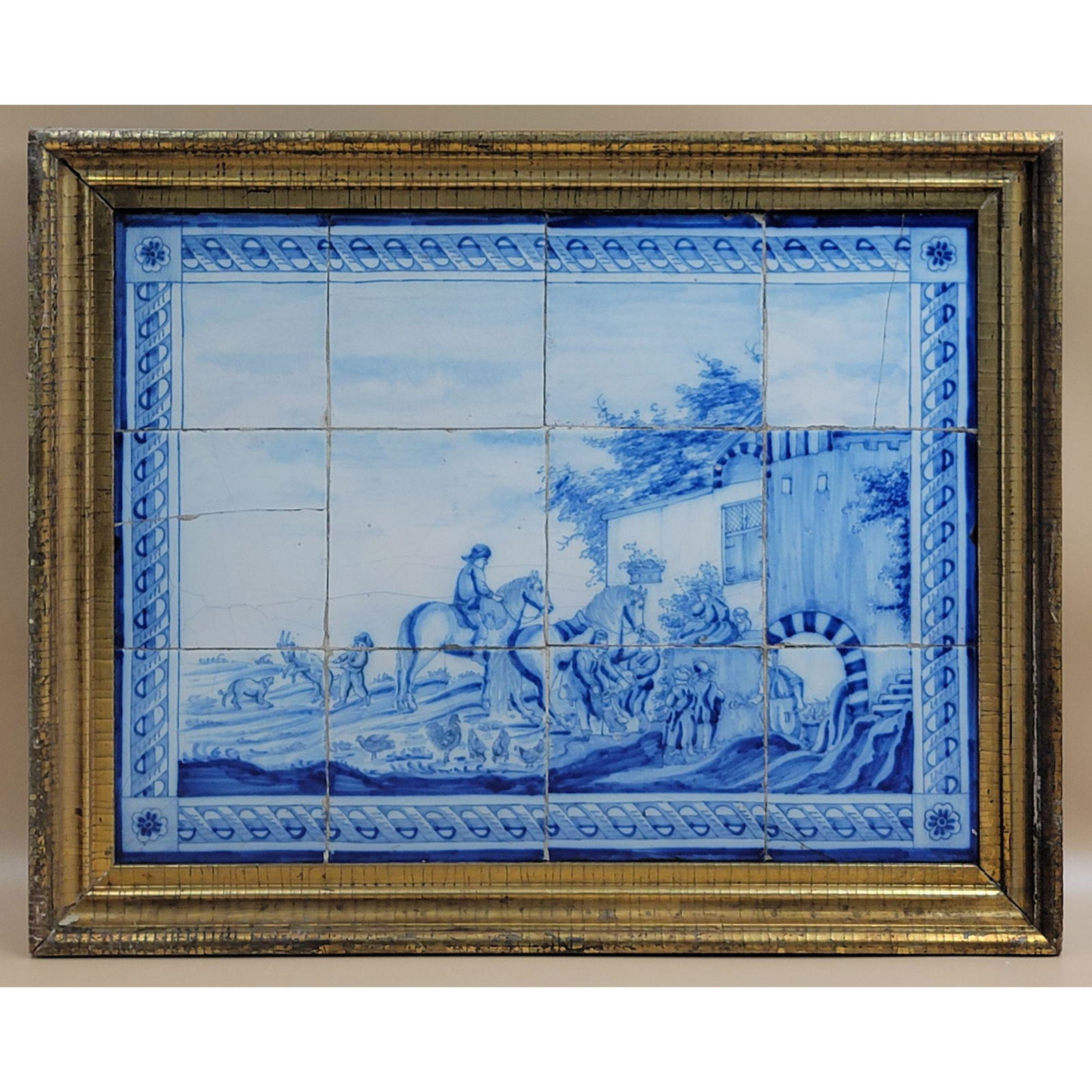 Early Blue And White Delft Tile Landscape (1 of 16)