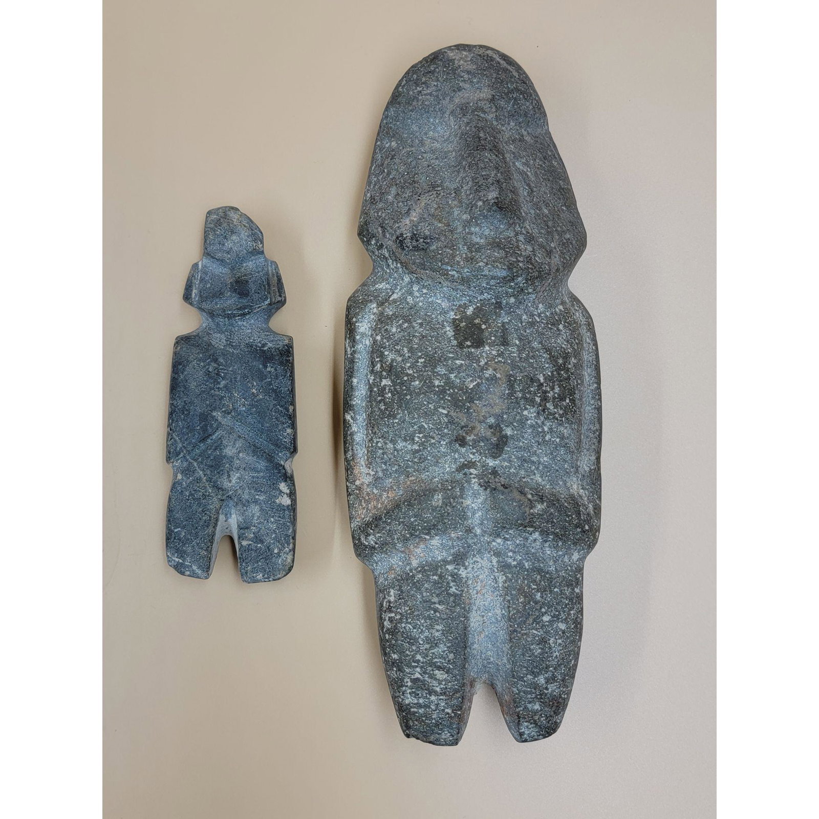 Two Pre-Colombian Jade or Hardstone Mezcala Figures (1 of 17)