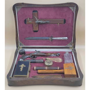 19th Century Vampire Kit, Tools For Hunting & Killing: 19th Century Vampire Kit, Tools For Hunting & Killing. Please carefully read our terms of sale, shipping information, and request any condition reports or photos prior to placing a bid. Any condition