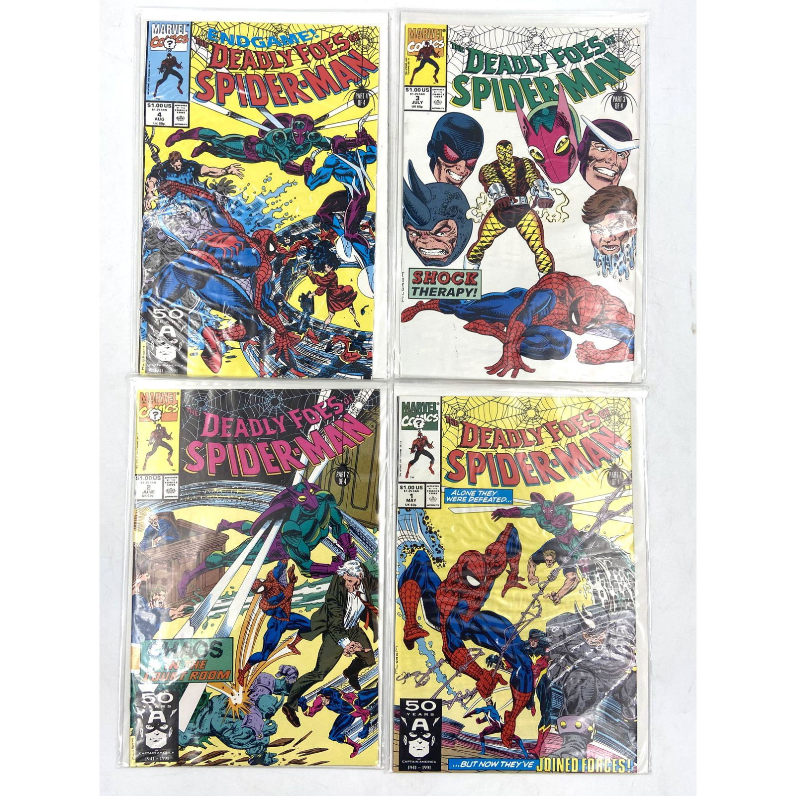 THE DEADLY FOES OF SPIDER-MAN #1-4  (MARVEL COMICS) (1 of 6)