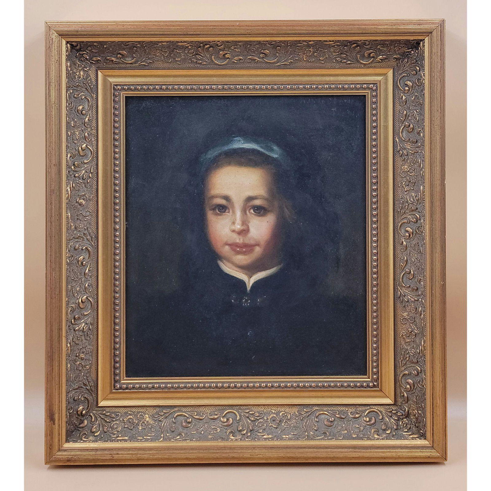 19th C O/C Portrait Painting Signed And Dated 1850 (1 of 9)