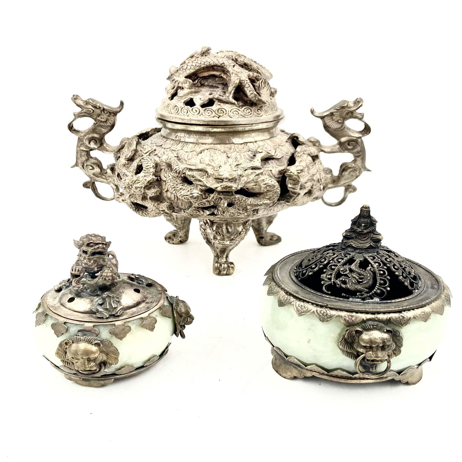 Grouping Of Chinese Censor & Opium Jars (1 of 15)