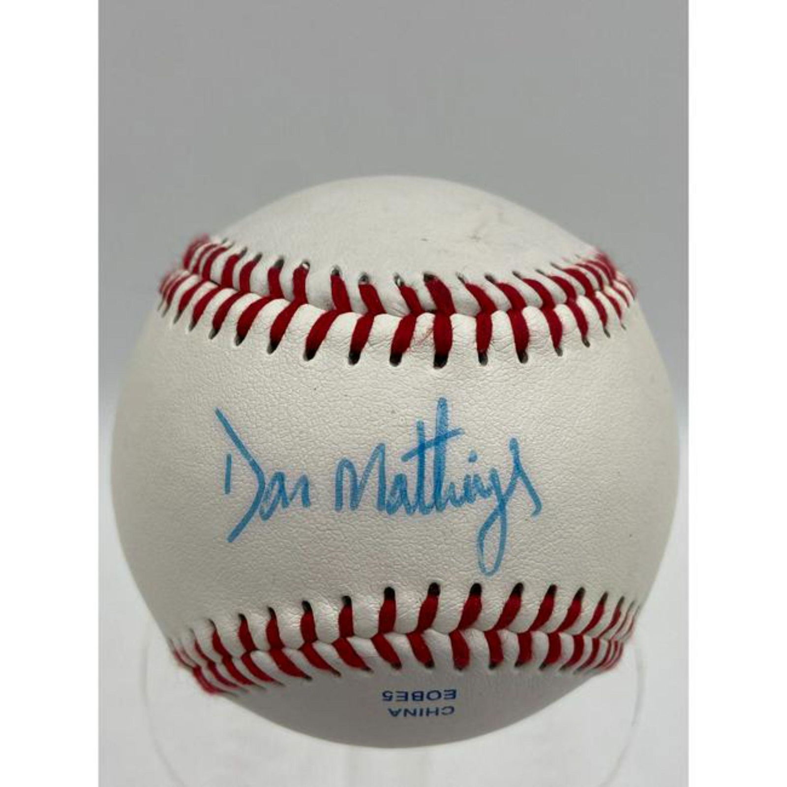 New York Yankee Don Mattingly Autographed Baseball (1 of 4)