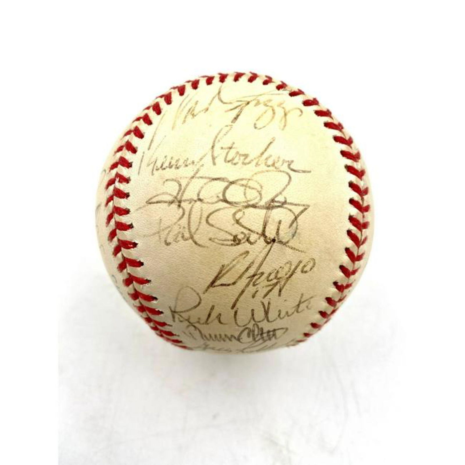 2000 MLB Tampa Devil Rays Signed Team Baseball (1 of 6)