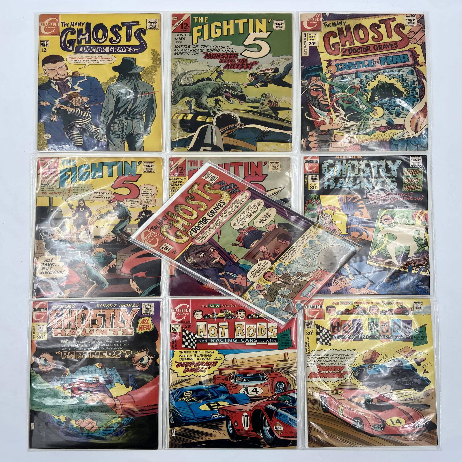 Lot Of 10 Vintage Charlton Comic Books (1 of 12)