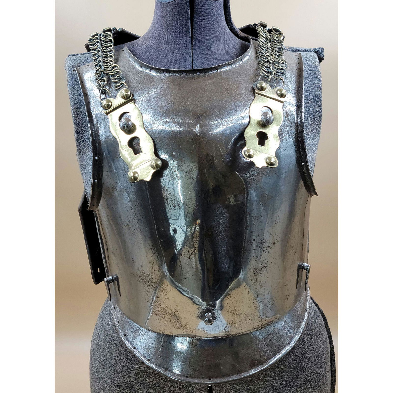Antique Two-Piece Cuirass Worn by Calvary Officer (1 of 20)