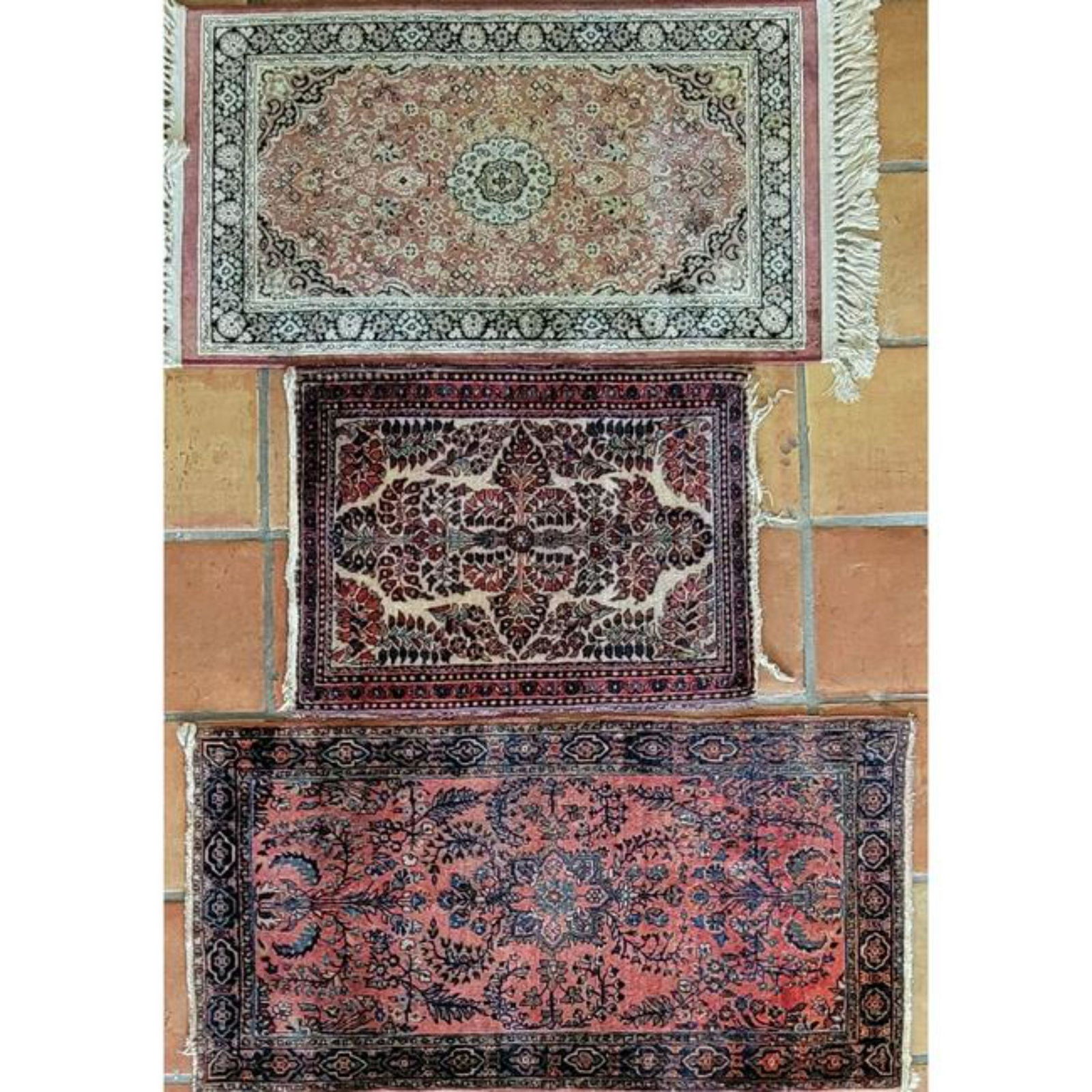 3 Small Antique Rugs (1 of 18)