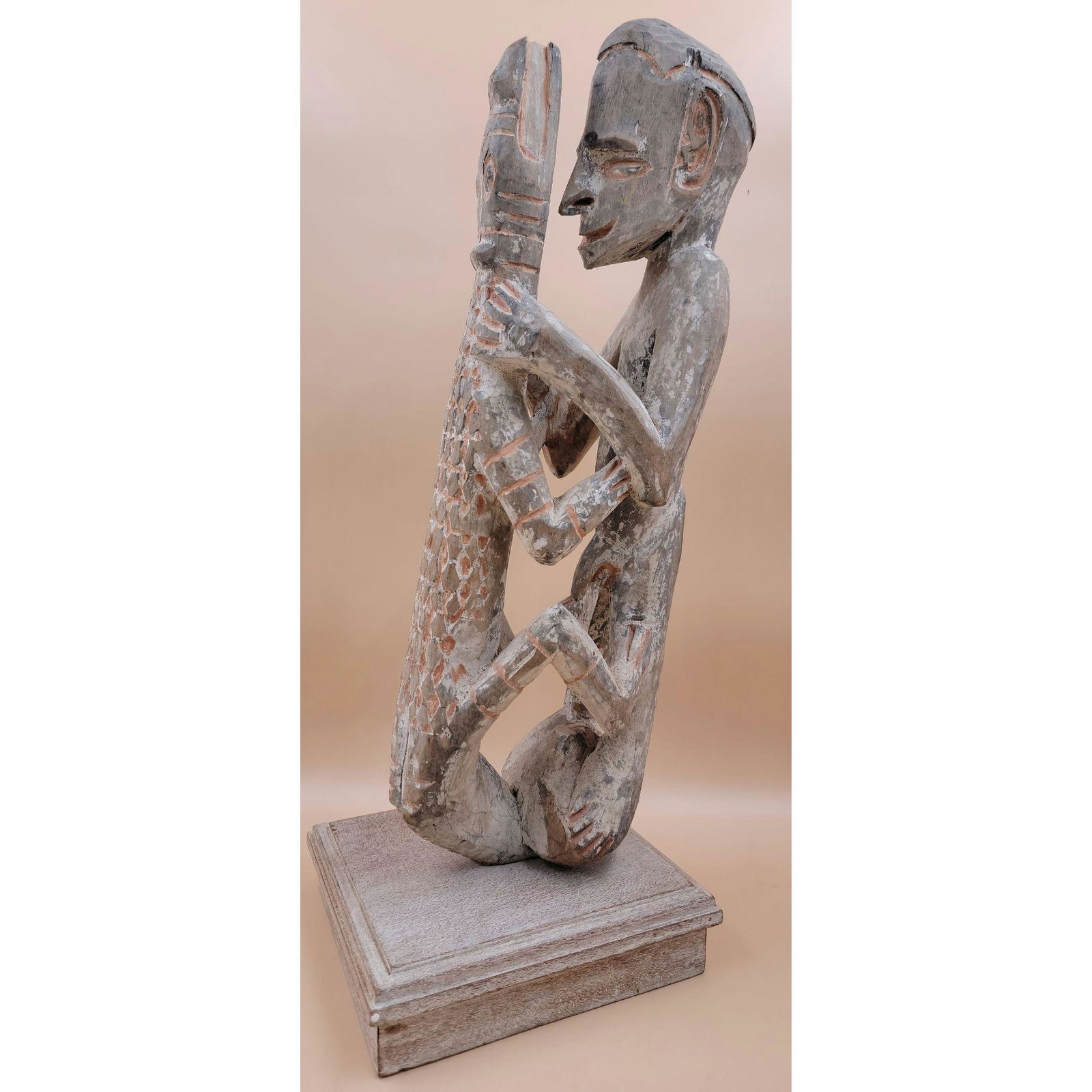 Asmat Carved Power Figure With Crock Pre 1950s (1 of 15)