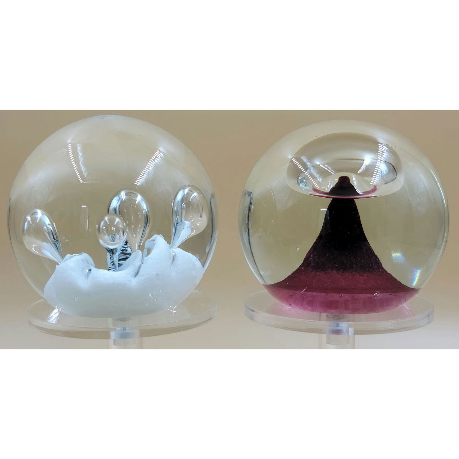 Lot Of 2 Paperweights Caithness Scotland (1 of 6)