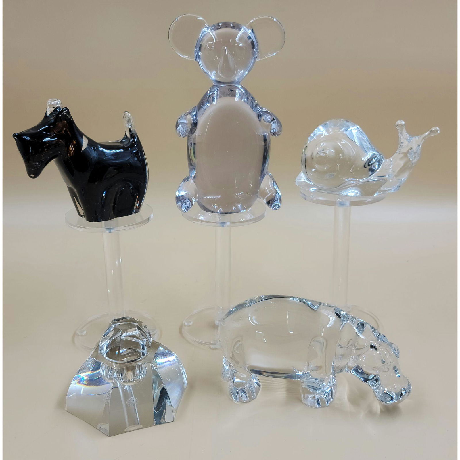 (5Pcs) Paperweights & Inkwell Baccarat & Wedgwood (1 of 12)