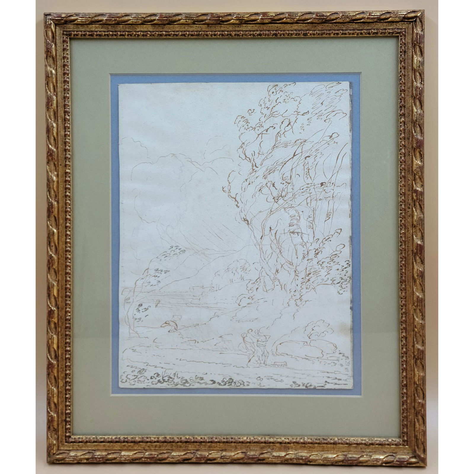 Old Masters Ink Drawing 18th C Attr. Mauritius Lowe (1 of 11)