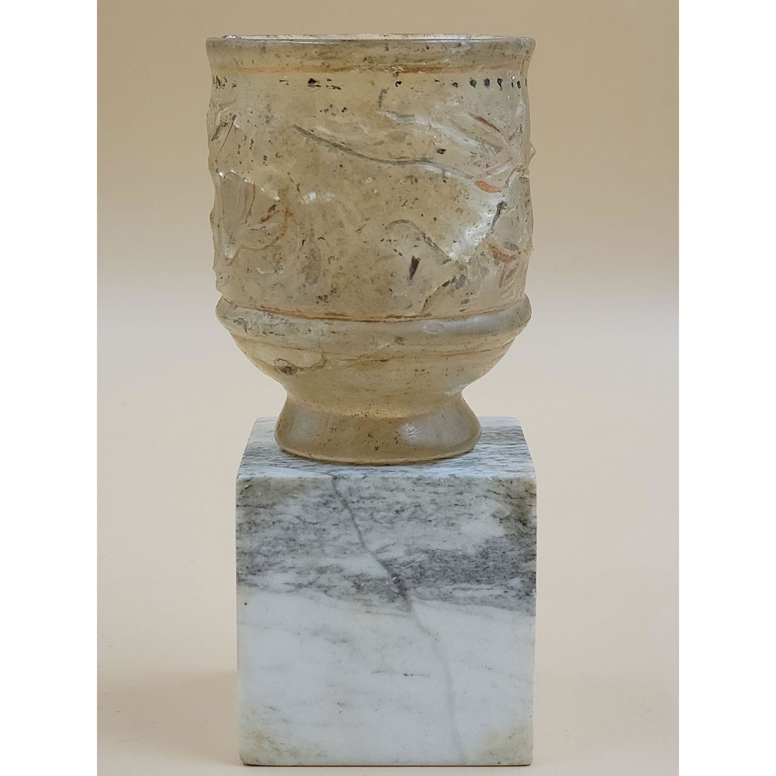 Incredible Mesopotamian Carved Quartz Goblet 3200 B.C. (1 of 14)