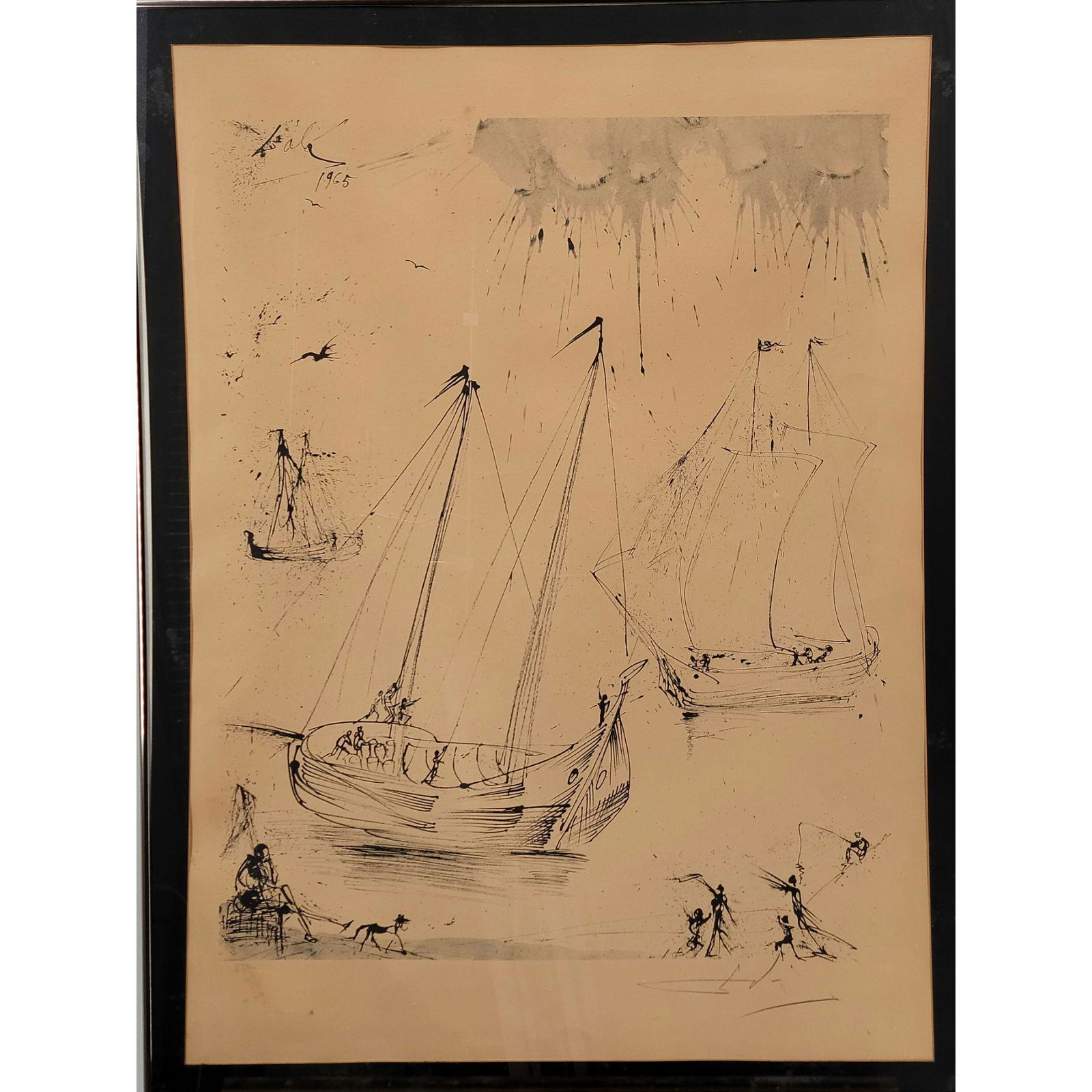 1965 Signed Salvador Dali Lithograph Pencil Signed (1 of 20)