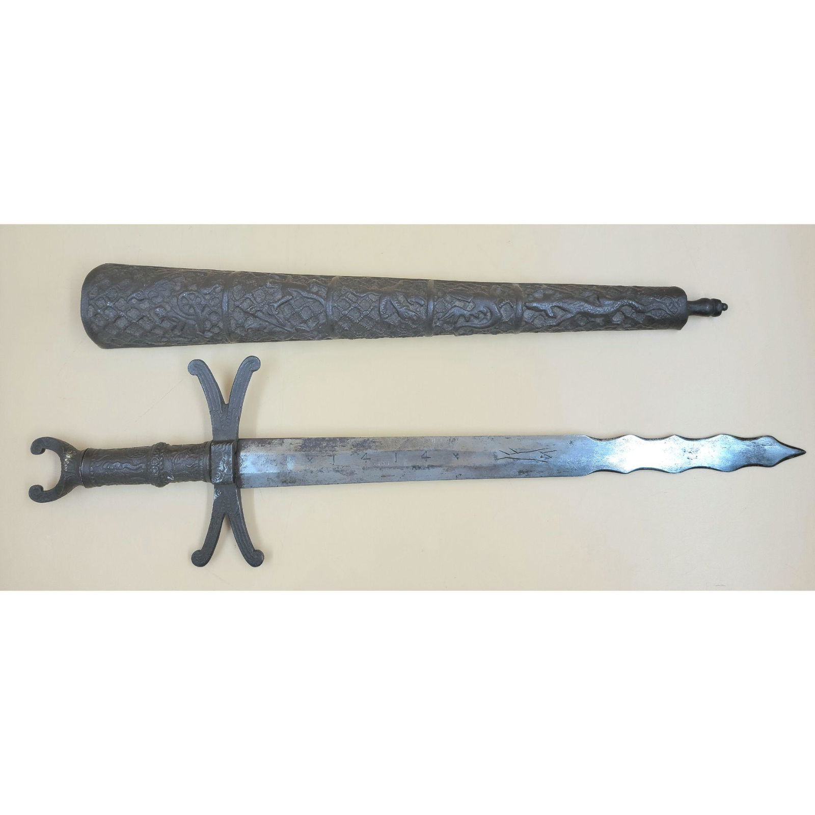 RARE Antique Dagger 15-16th C Passau Wolf Mark (1 of 20)