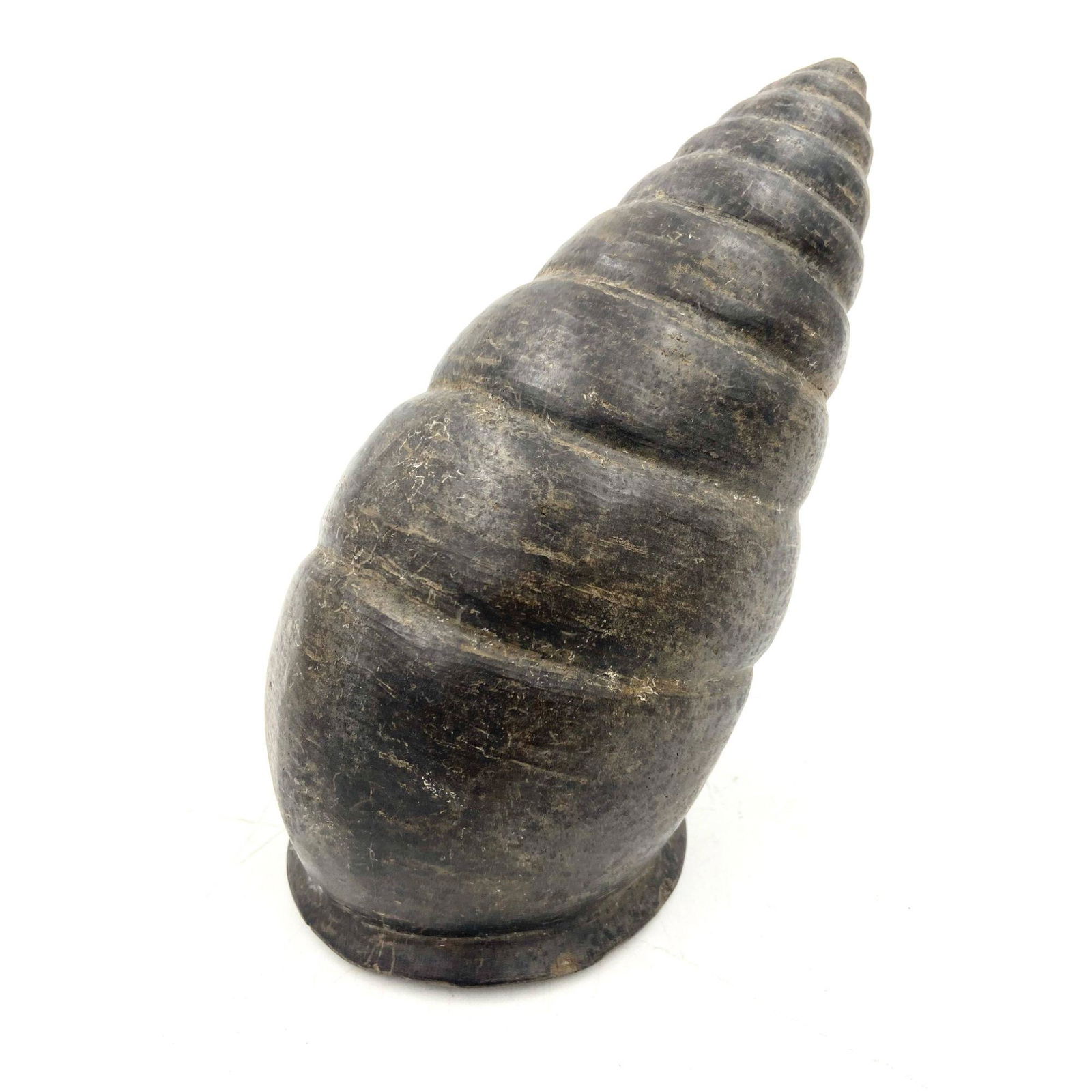 Mayan Ceramic Conch Shell Trumpet, 15thC, or Earlier (1 of 9)