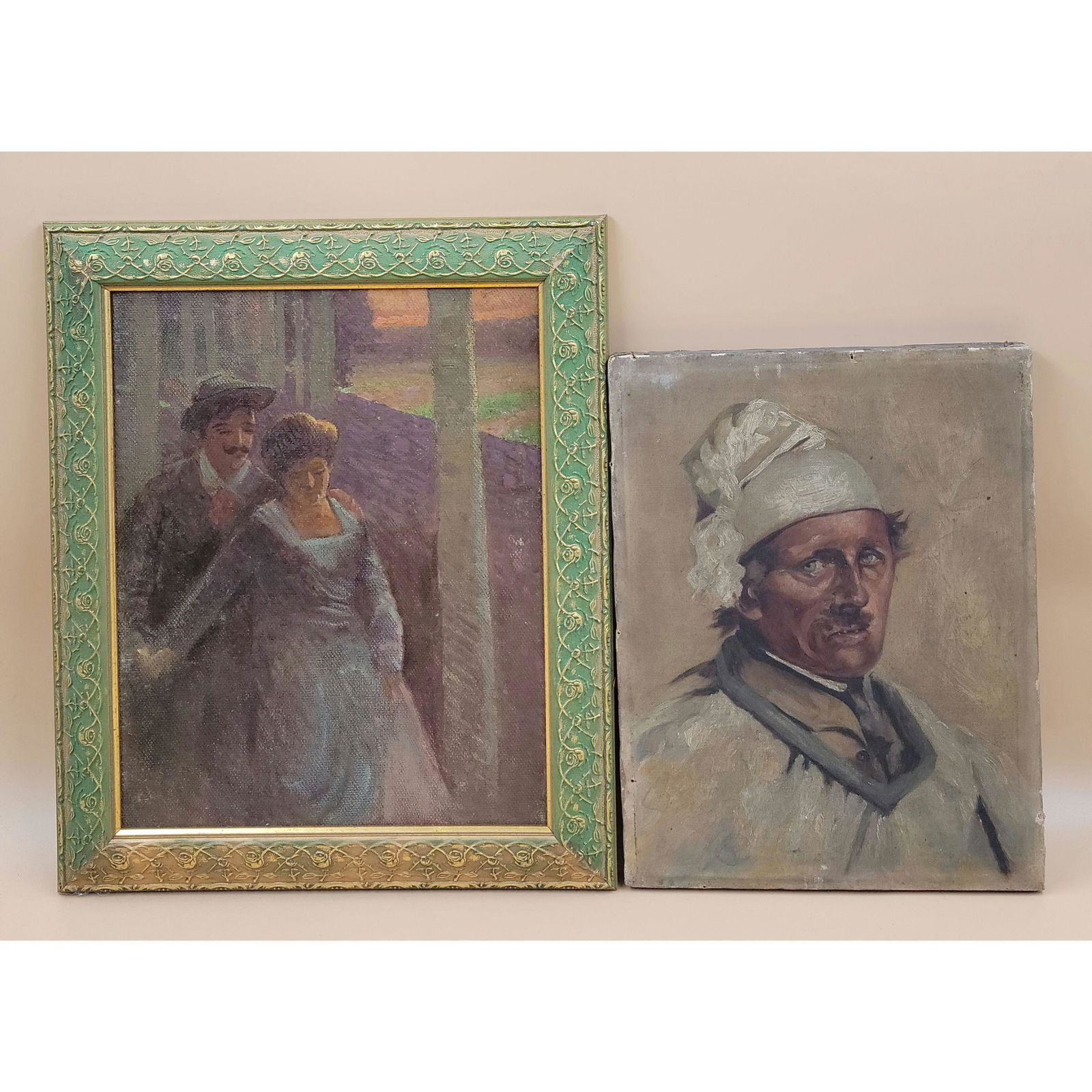 Beautiful Signed O/C Portrait Paintings 19th C (1 of 13)