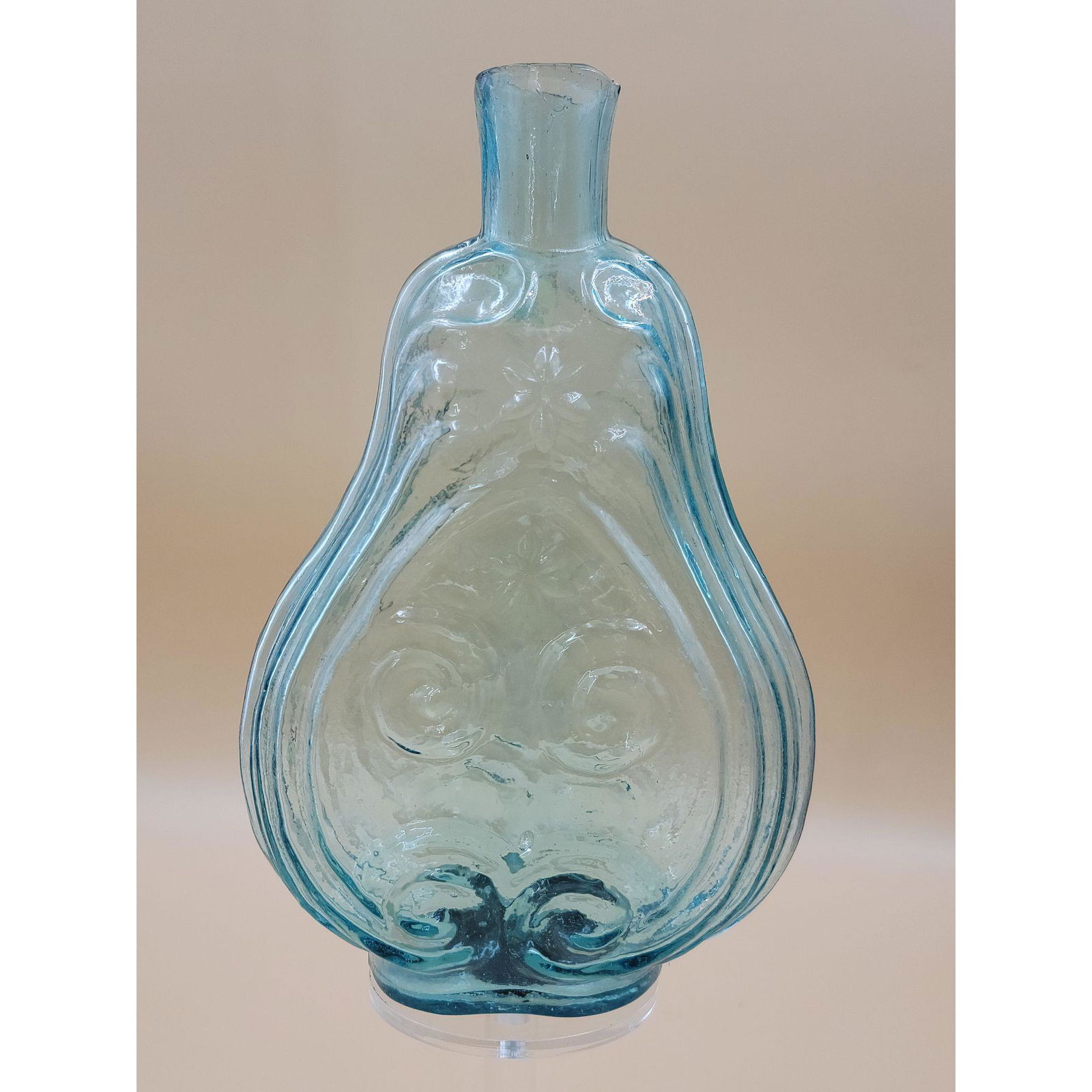 Antique Hand Blown Glass Flask (1 of 5)