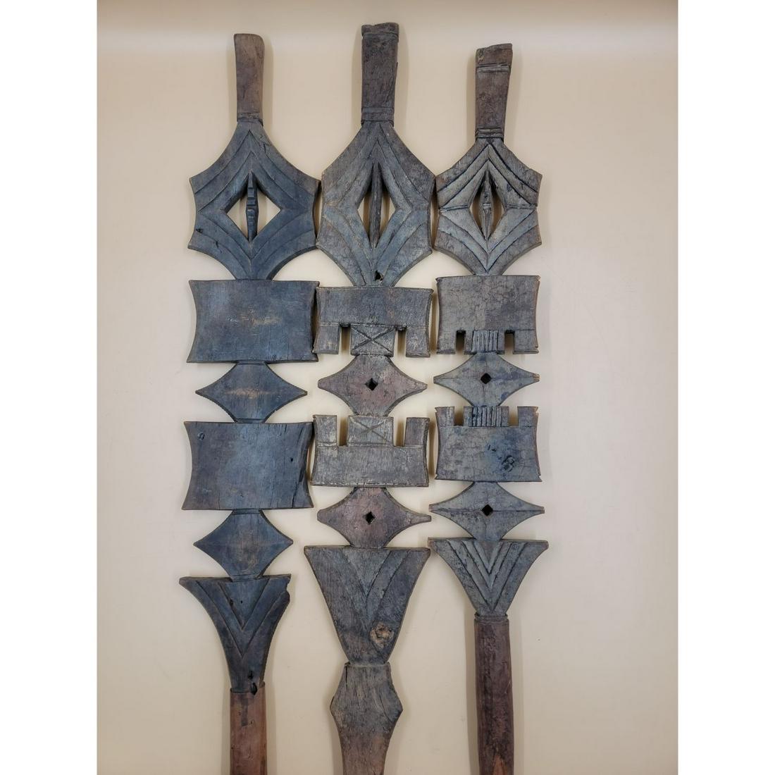 Lot Of 3 Tribal Tuareg Tent Post West Africa Early 20 C (1 of 6)