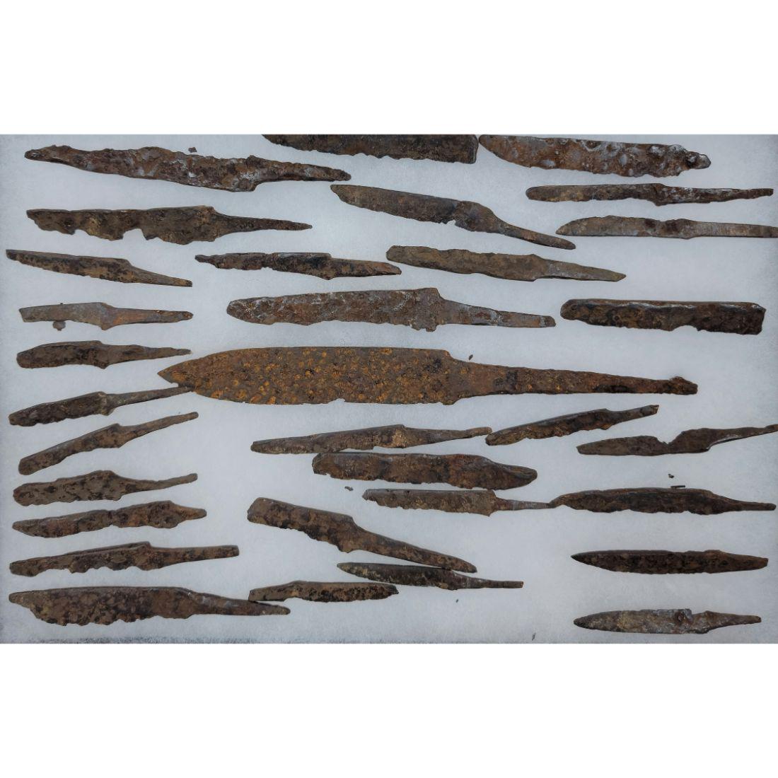 Assortment Of Iron Age Viking Fragments Knives Dagger 9-12 C (1 of 8)