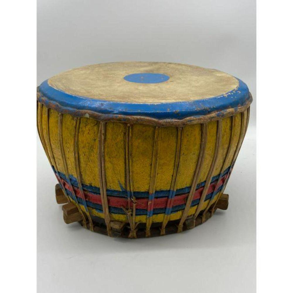 A Hand Made Large Tribal African Drum (1 of 13)
