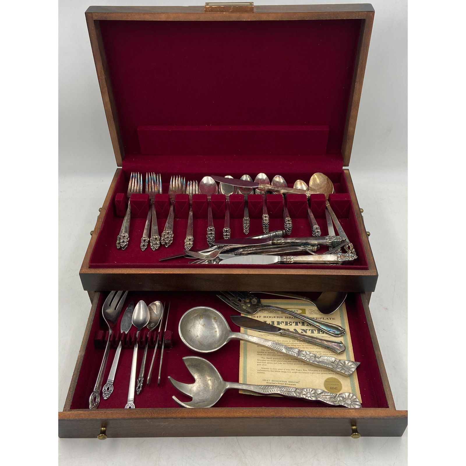 1847 Rogers Bros. Silverplate Flatware (66 pieces) (1 of 11)