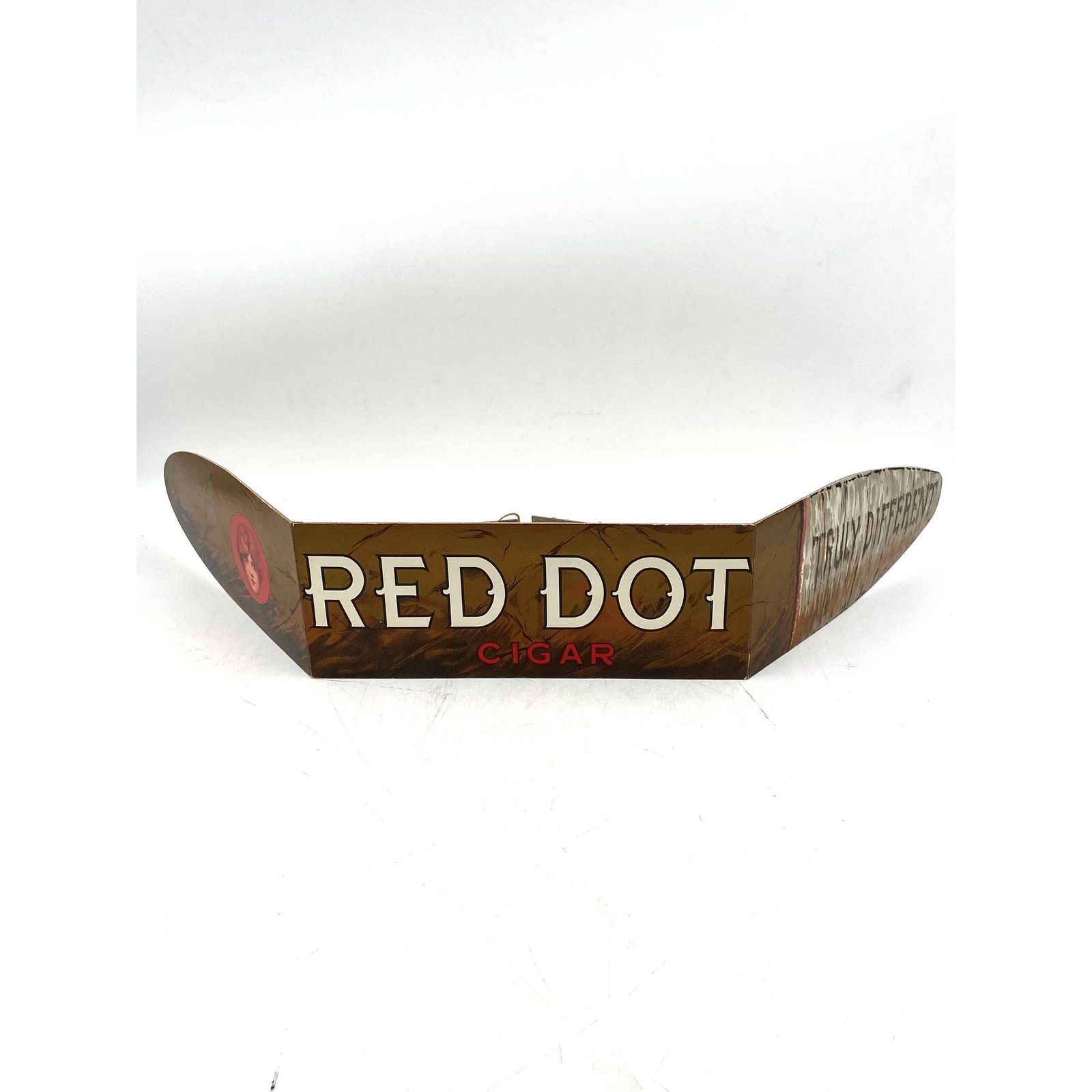 Cardboard Red Dot Cigar Advertisement Signed (1 of 8)