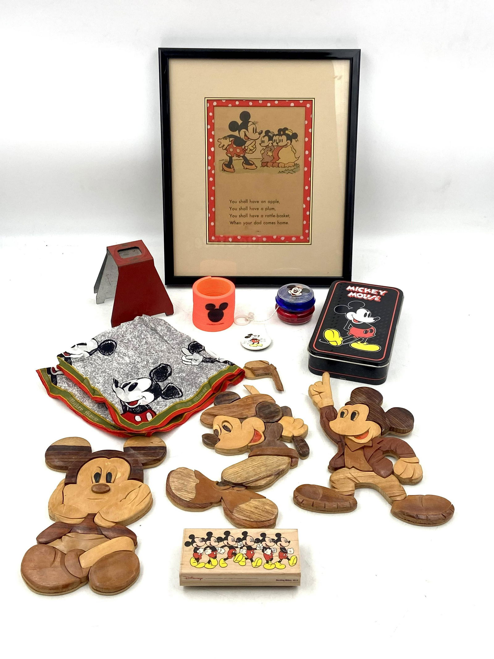 Large Grouping Of Vintage Mickey Mouse Collectible Items (1 of 17)