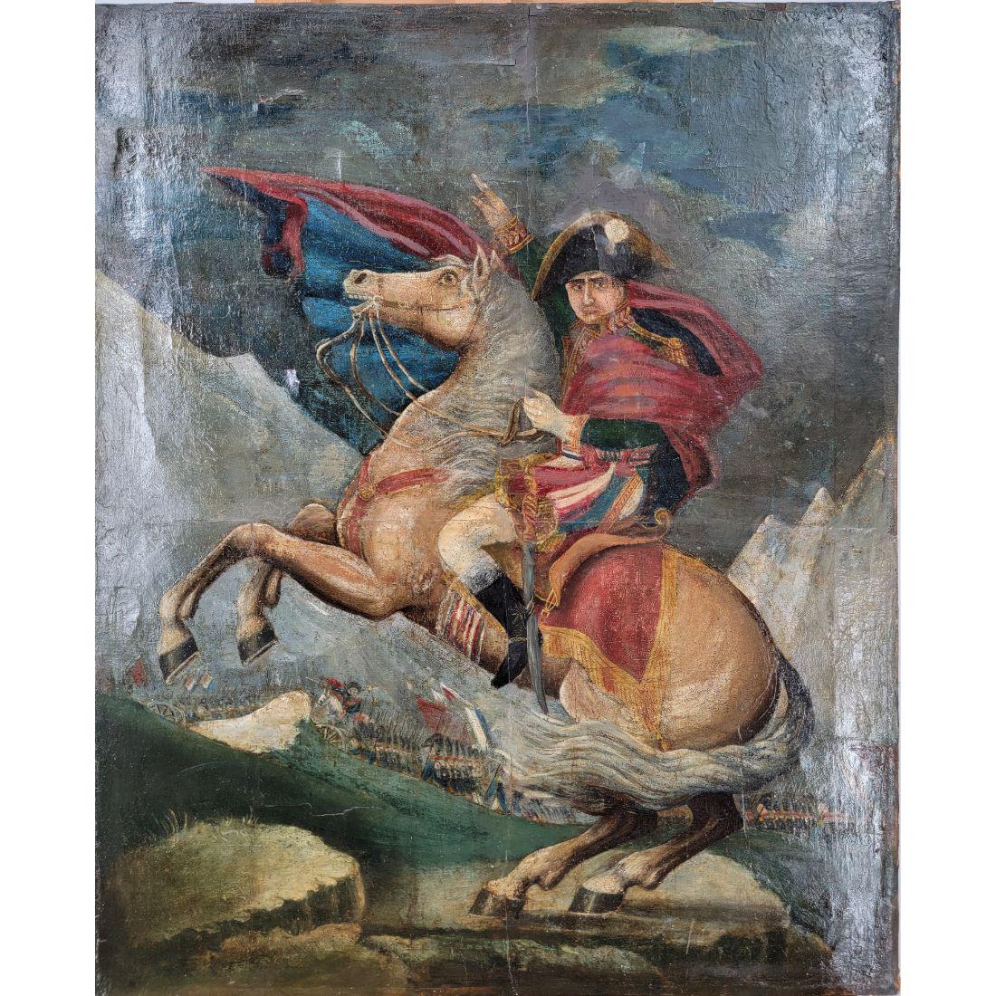 Antique Napoleon Painting 18-19th c (1 of 20)