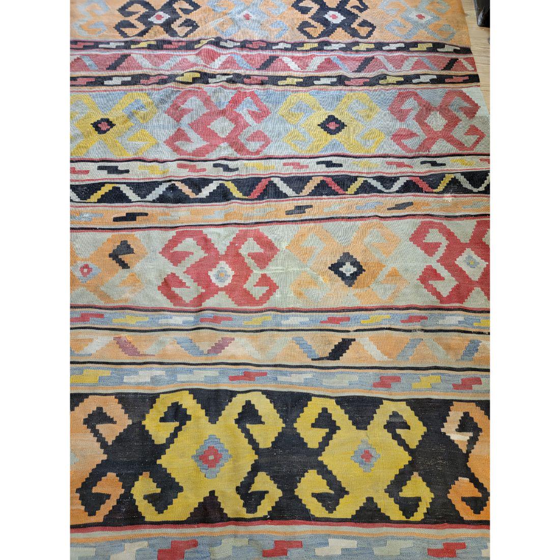 Antique Handwoven Turkish Konya? Rug (1 of 15)