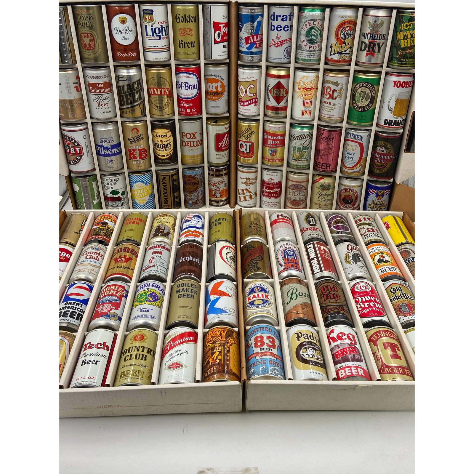 Vintage Beer Can Collection: Vintage Beer Can Collection, Assorted Collection From 1950's - 1990's. Comes From A Central Florida Estate. Please carefully read our terms of sale, shipping information, and request any condition rep